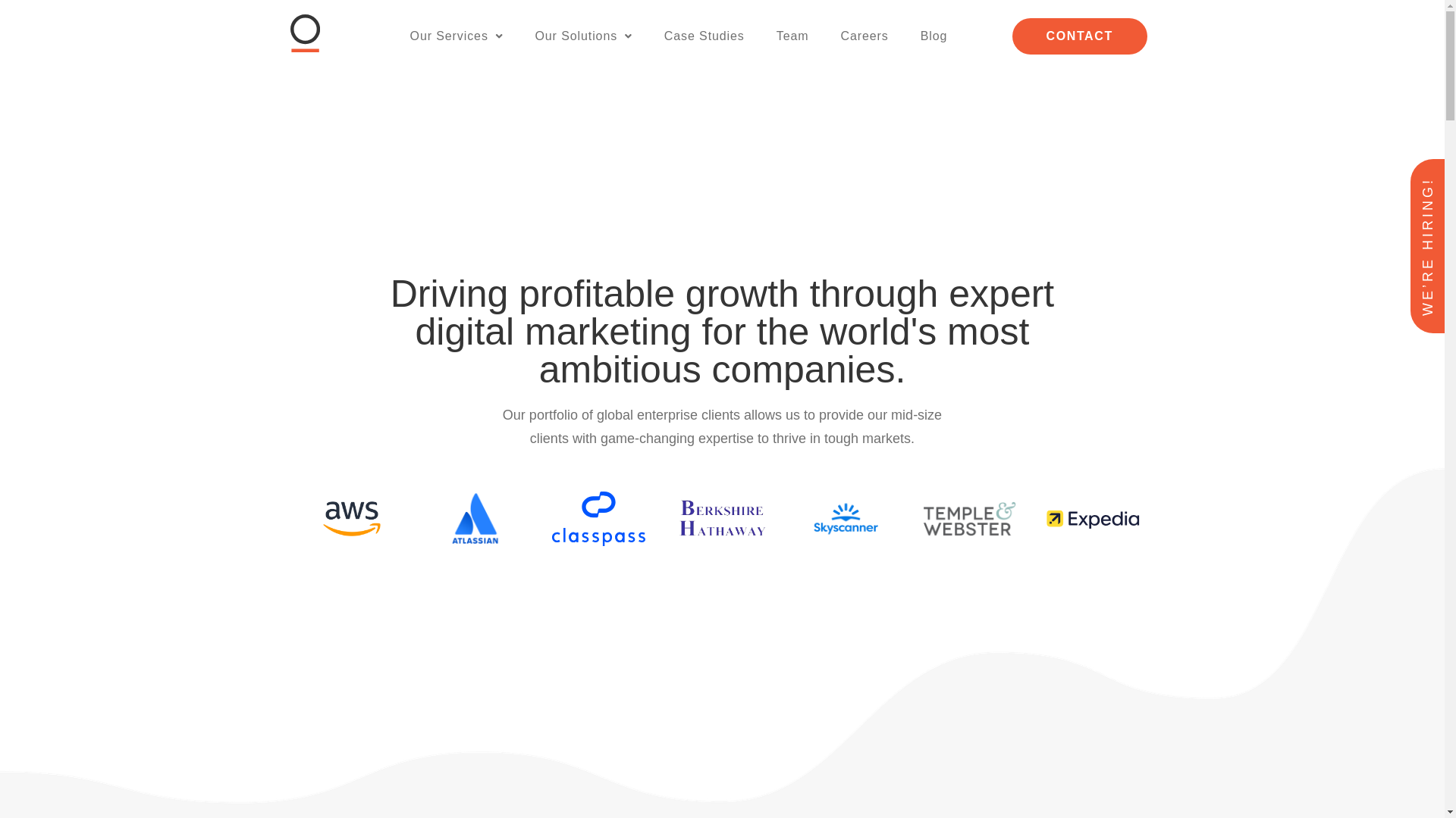 website screenshot of https://orangelineapp.com/