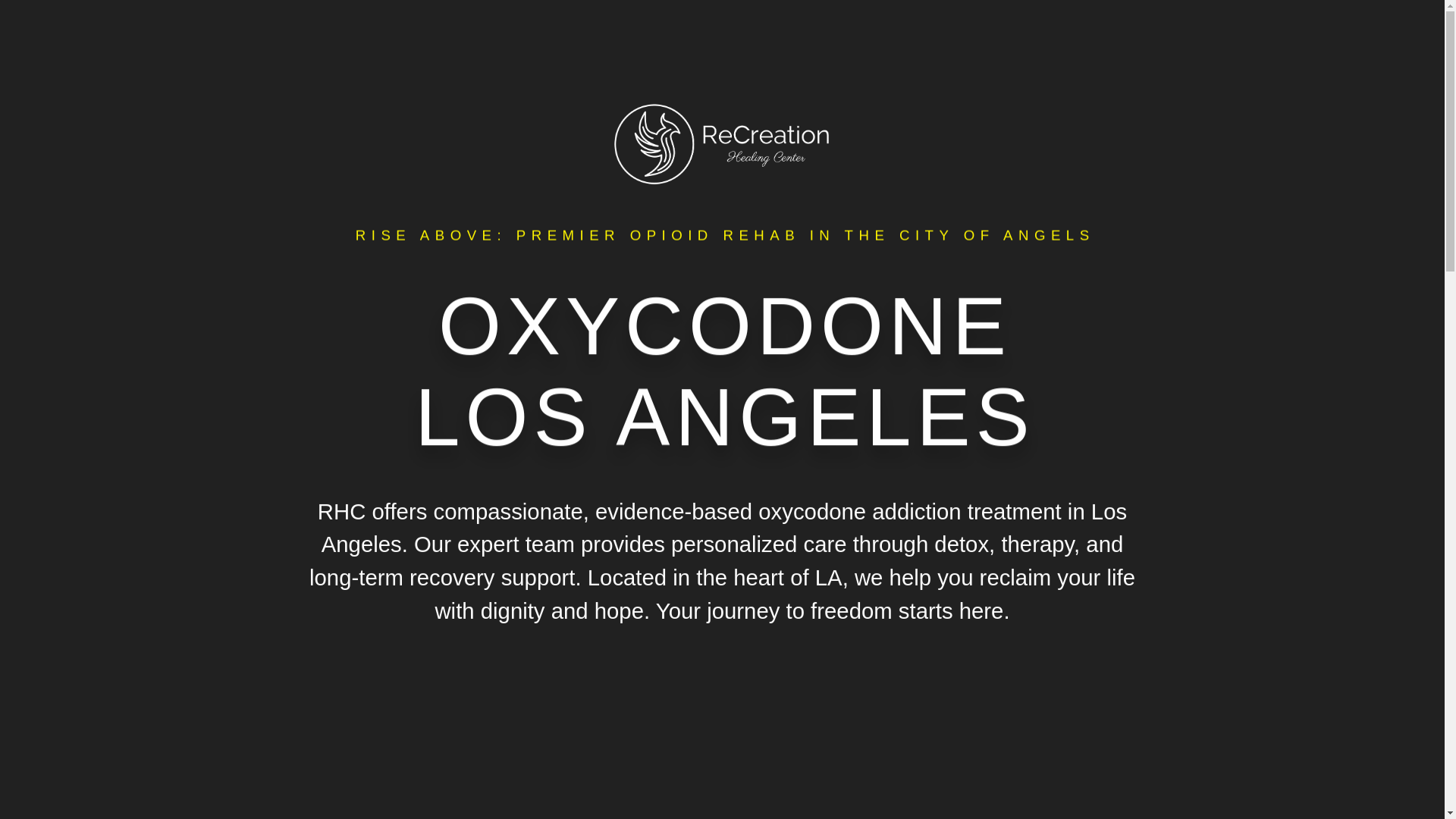 website screenshot of https://oxycodonelosangeles.com/