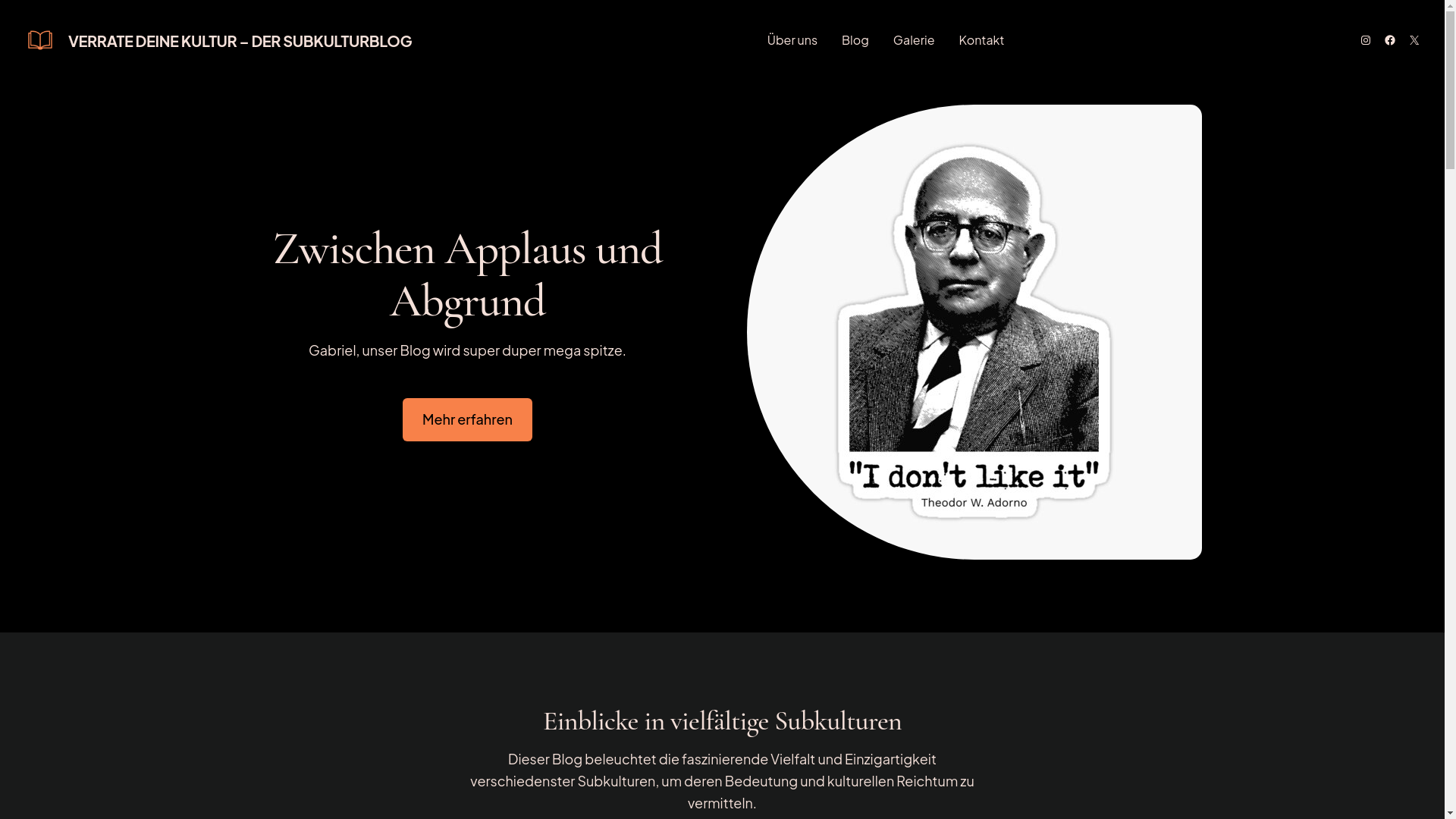 website screenshot of https://verrate.de/