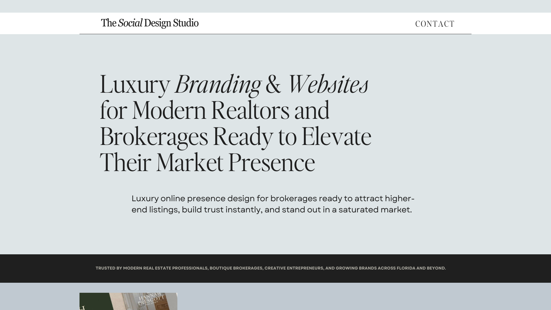 website screenshot of https://socialdesignstudios.net/