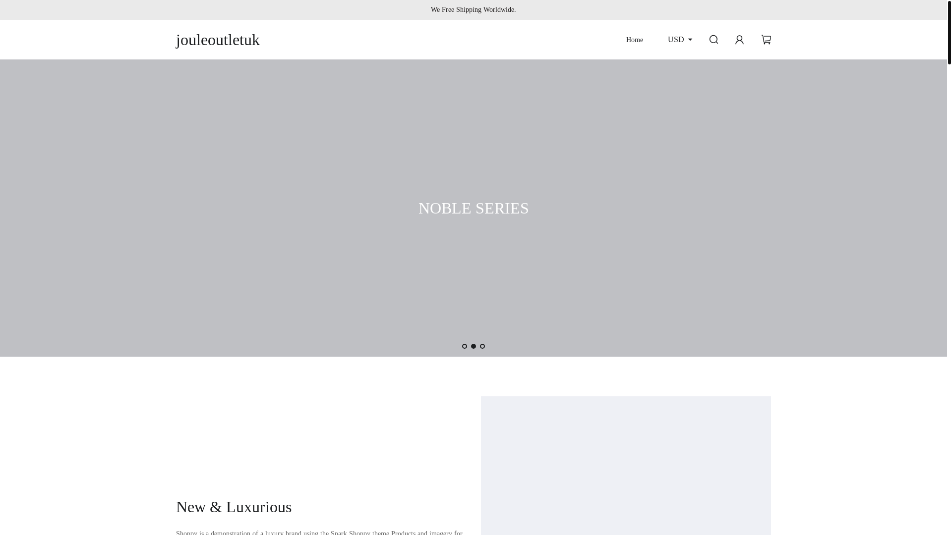 website screenshot of https://jouleoutletuk.com/