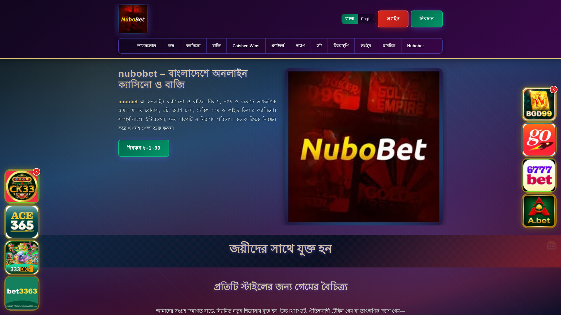 website screenshot of https://nubobetek.com/