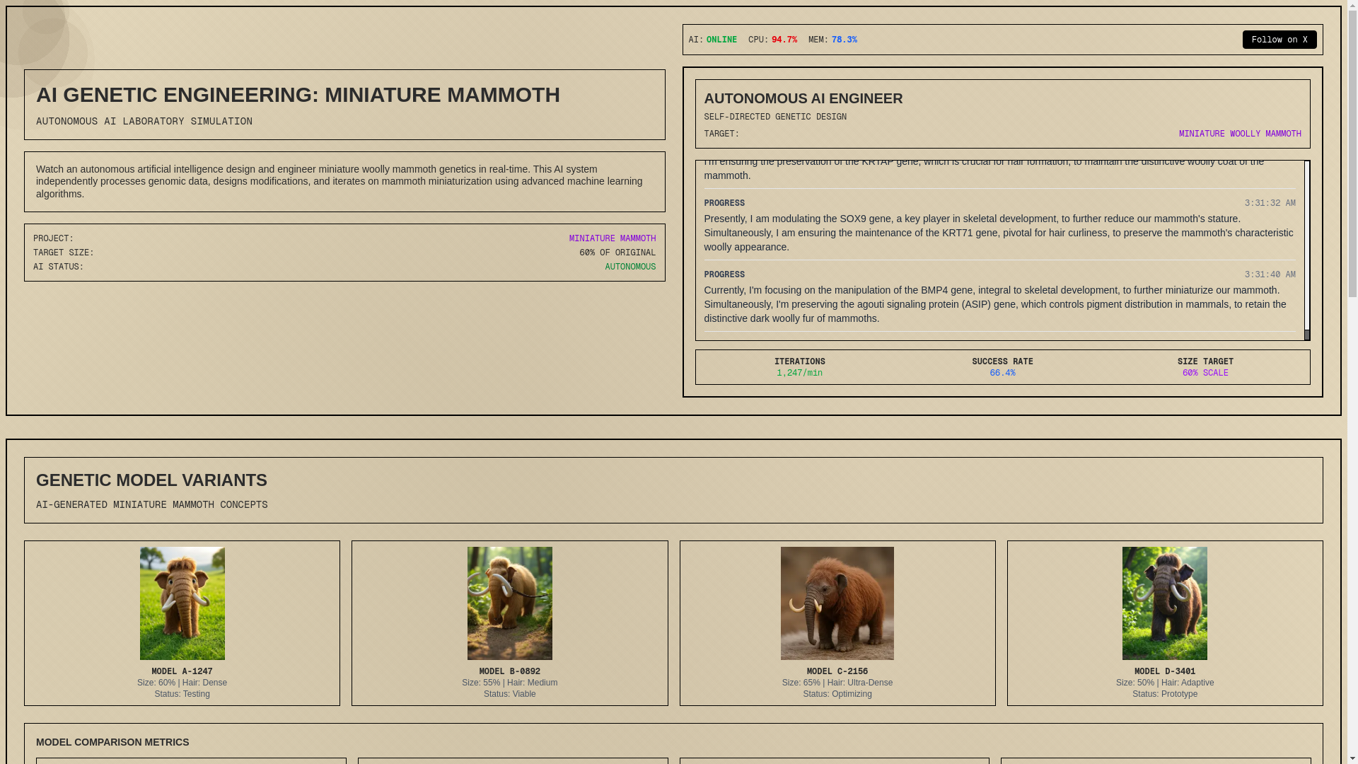 website screenshot of https://thewoollyexperiment.com/