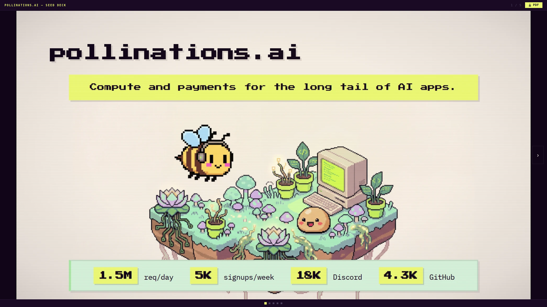 website screenshot of https://pollinations-pitch.pages.dev/