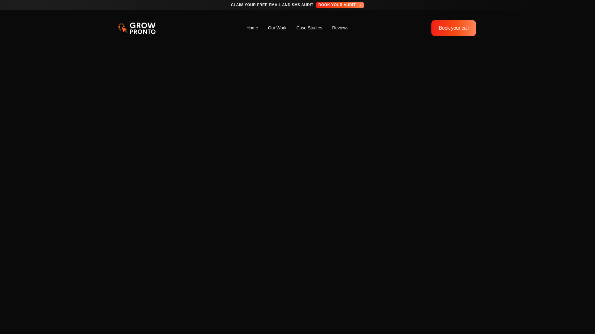 website screenshot of https://growpronto14x.co/