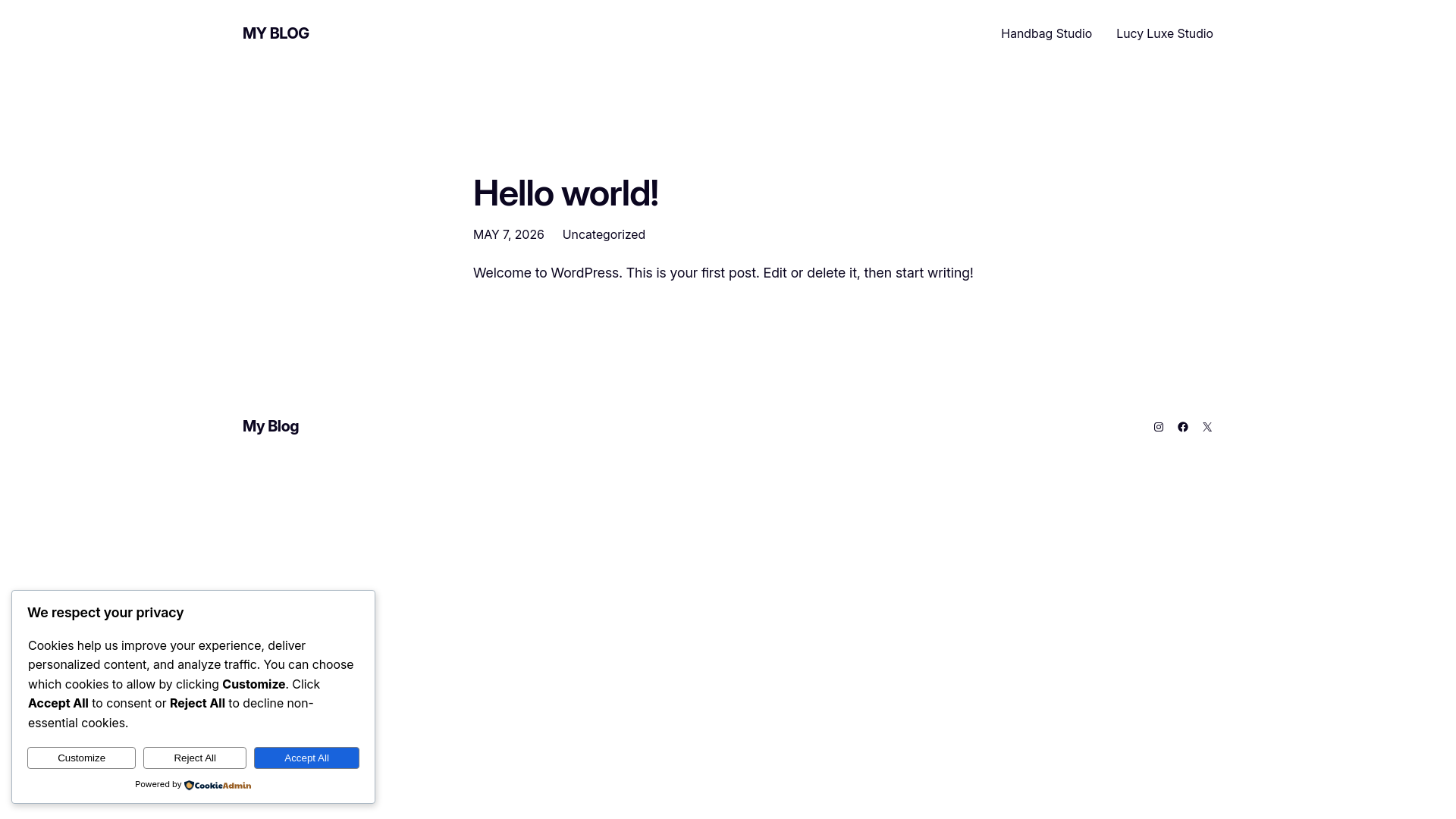 website screenshot of https://lucy-luxe-studio.com/