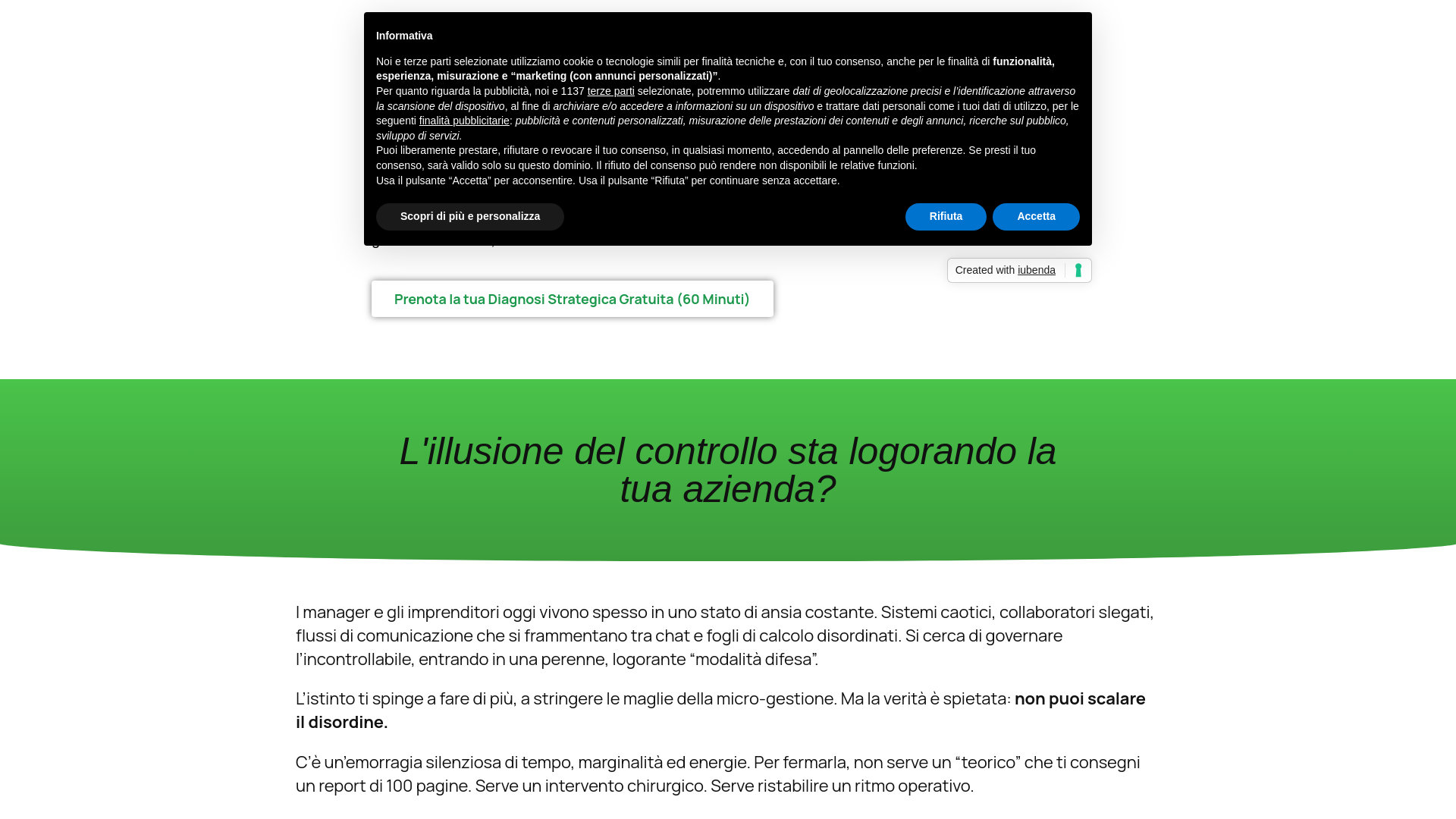 website screenshot of https://fabriziorando.com/