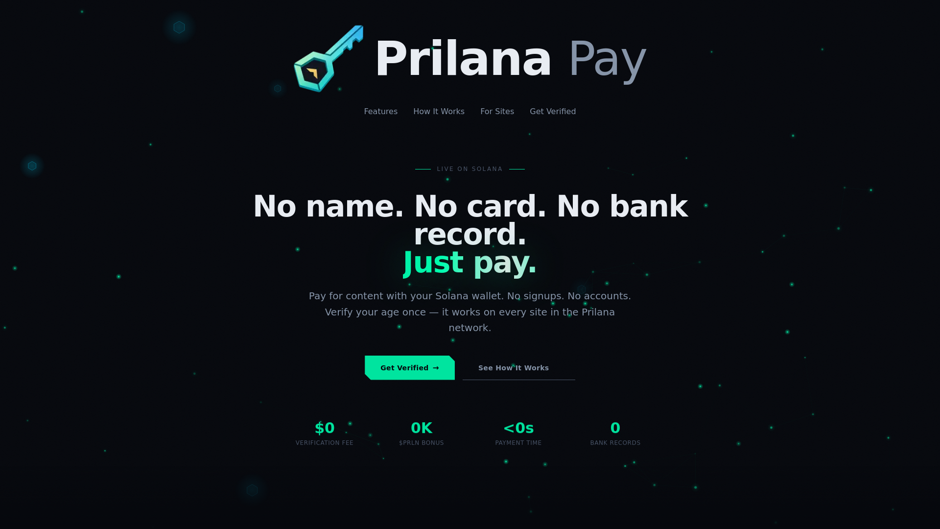 website screenshot of https://prilana.com/