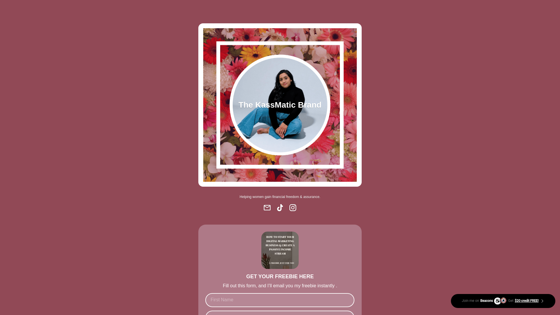 website screenshot of https://deliberatelivingco.co/