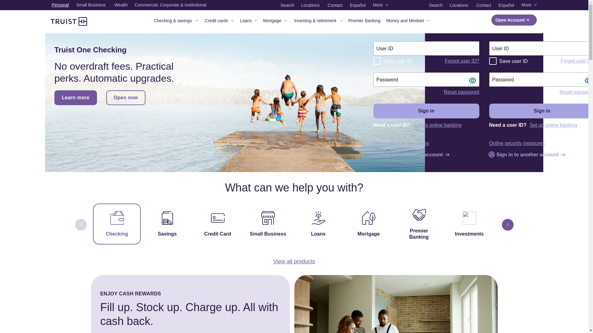 website screenshot of https://truist-bank.pages.dev/