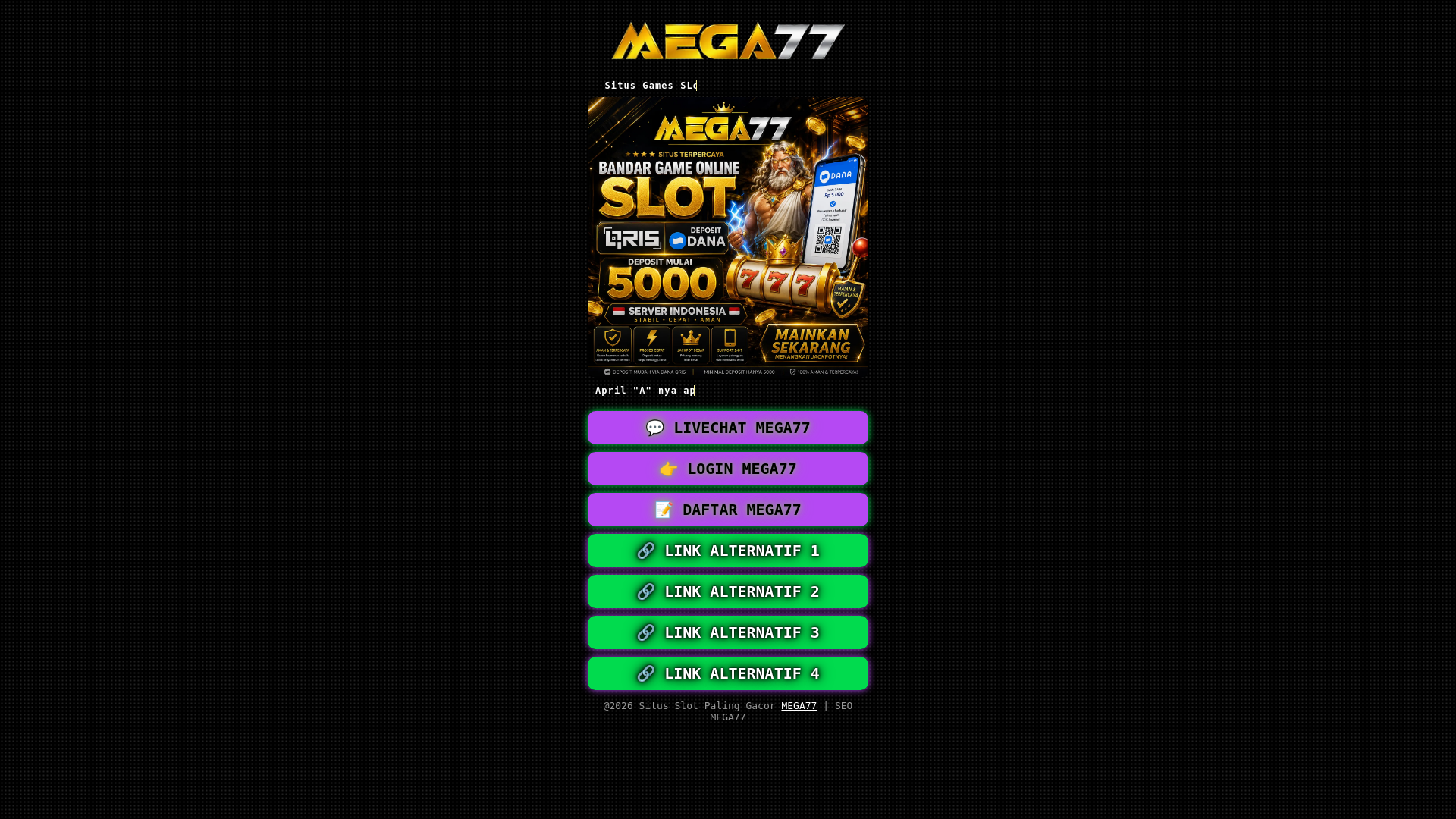 website screenshot of https://supplyjet-slot-qris-dana.pages.dev/