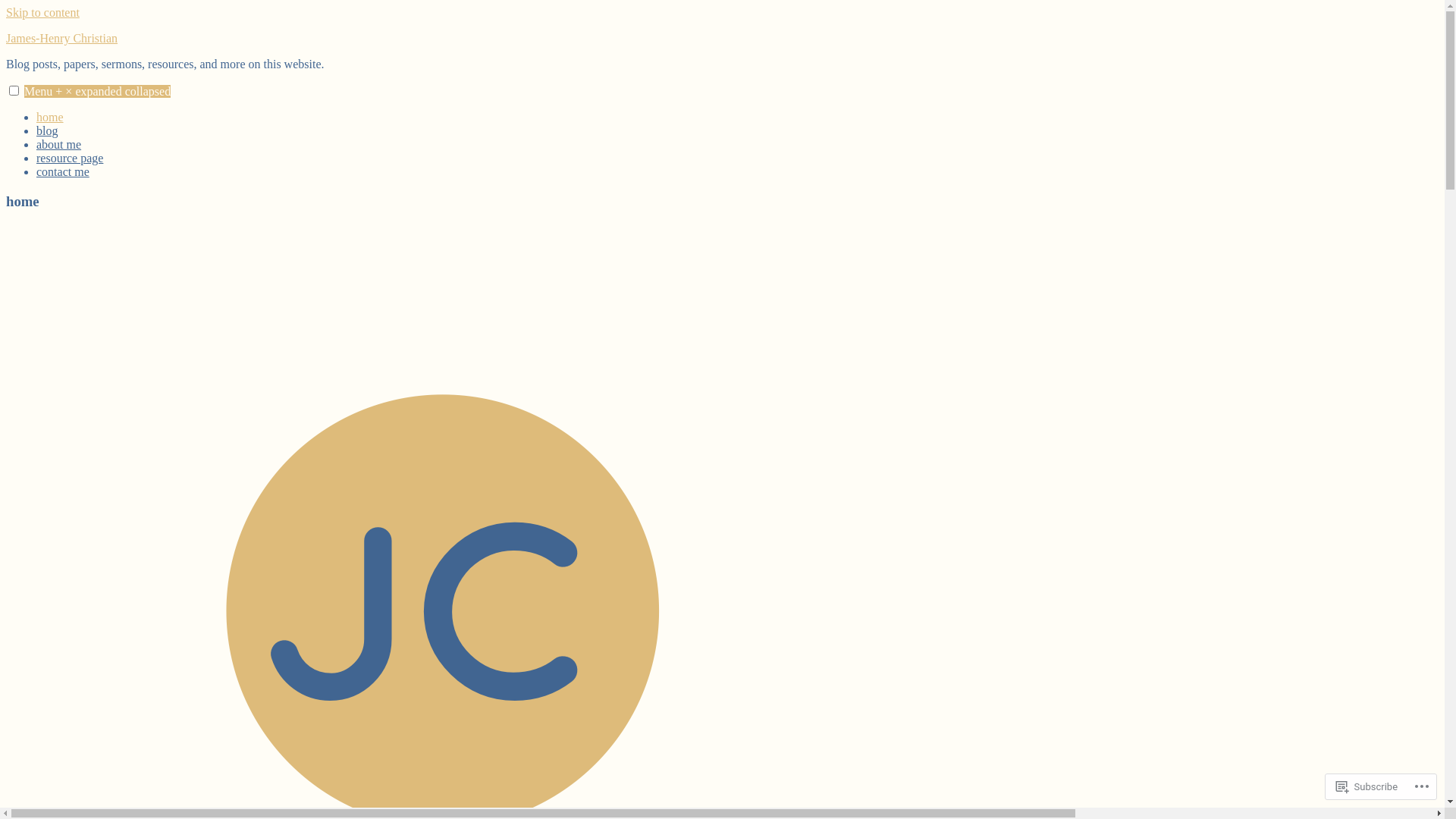 website screenshot of https://james-henrychristian.com/