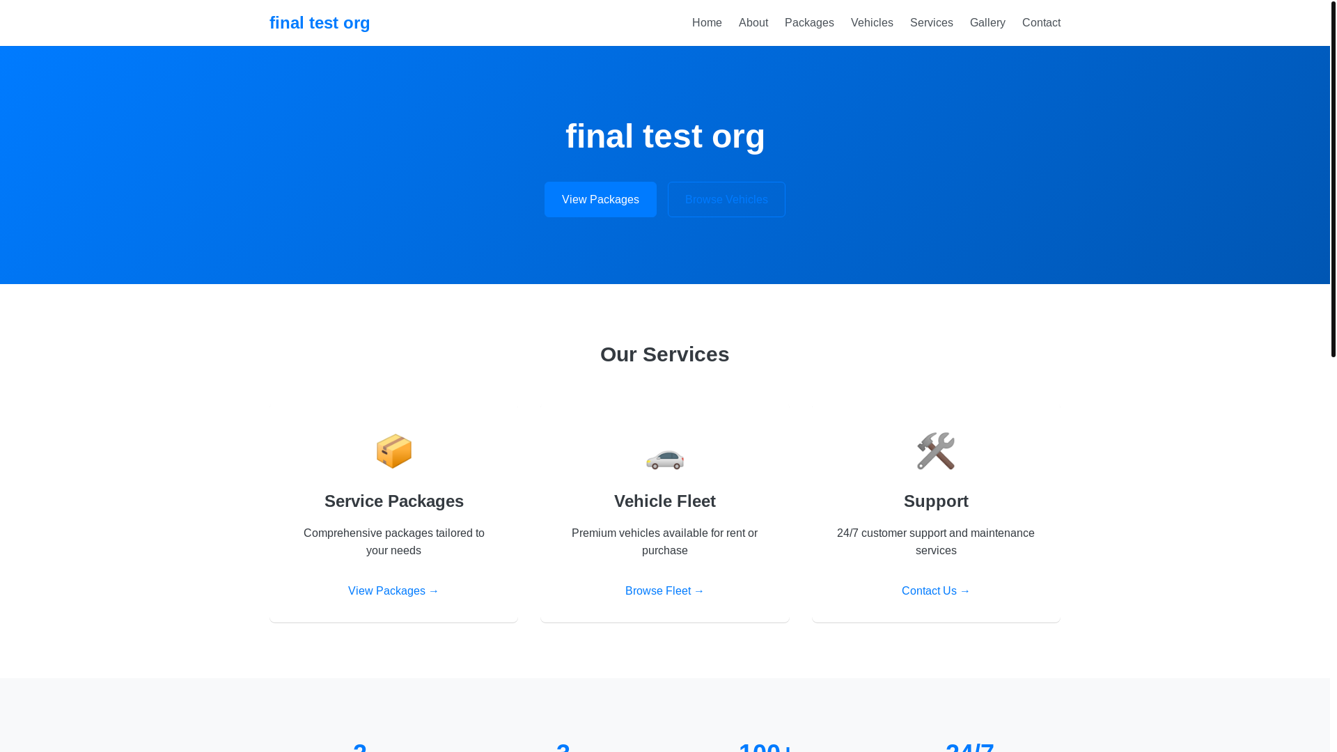 website screenshot of https://test-org.pages.dev/