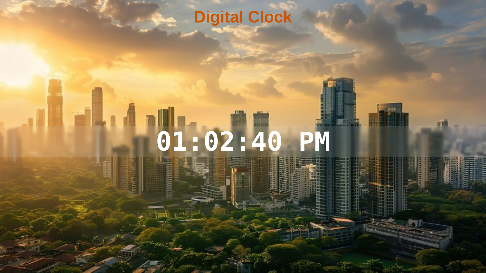 website screenshot of https://digital-clock-project.pages.dev/