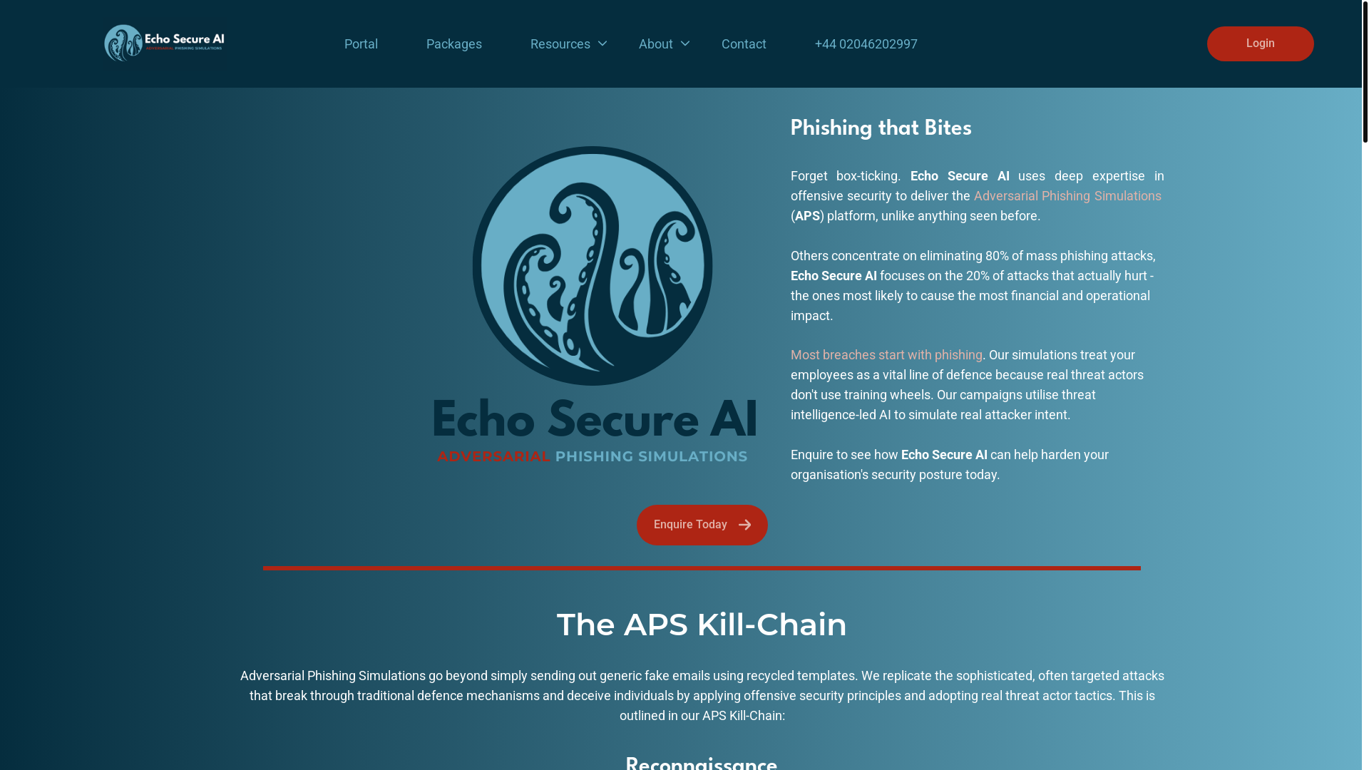 website screenshot of https://tryechosecure.com/
