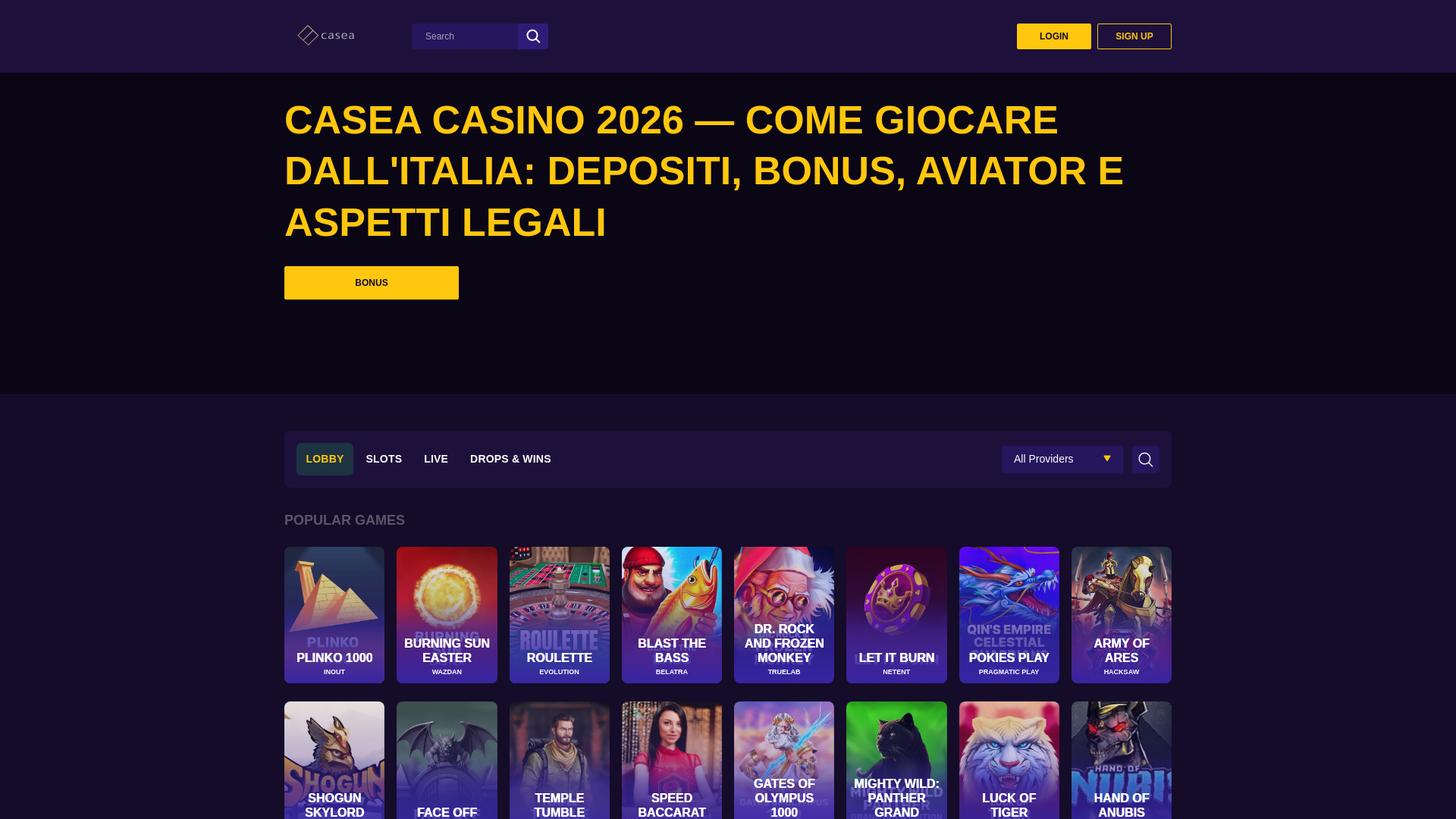 website screenshot of https://casea-casino-it-it.pages.dev/