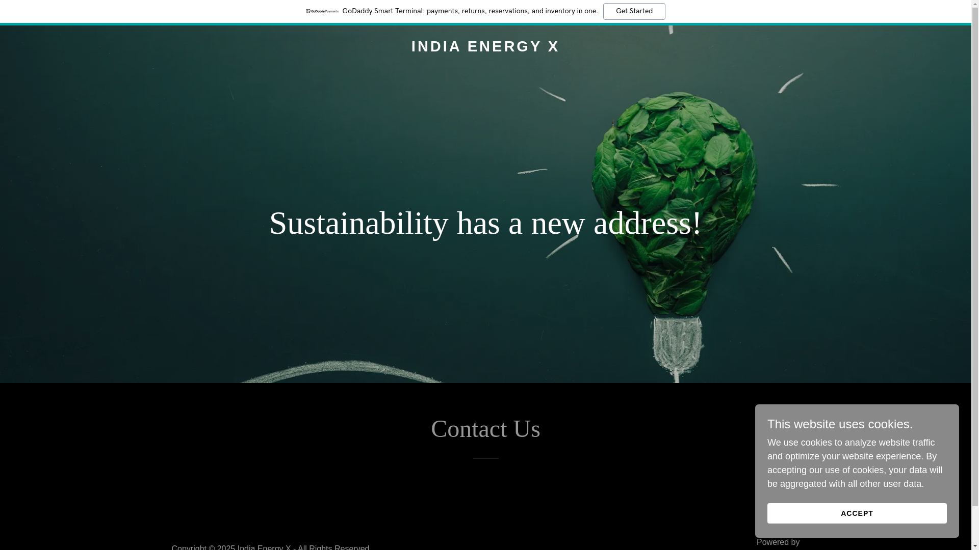 website screenshot of https://indiaenergyx.com/