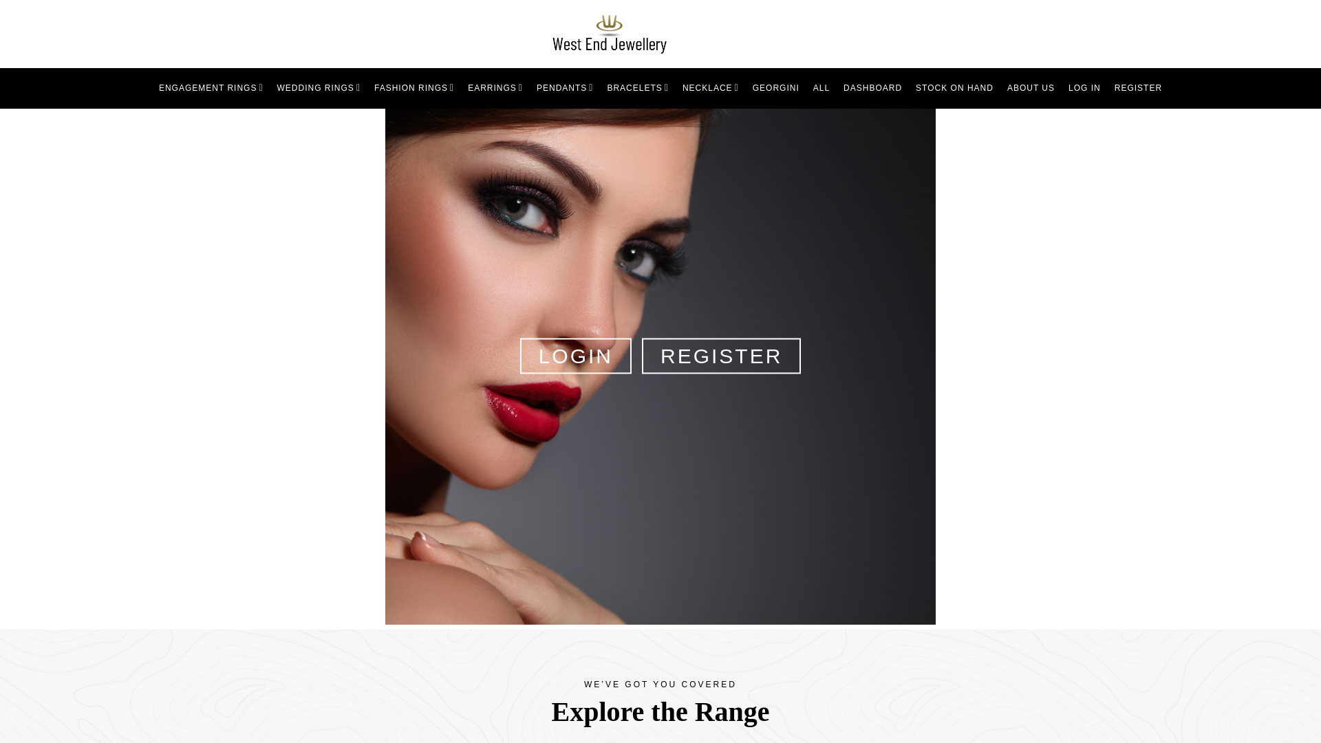 website screenshot of http://westendjewellery.com/