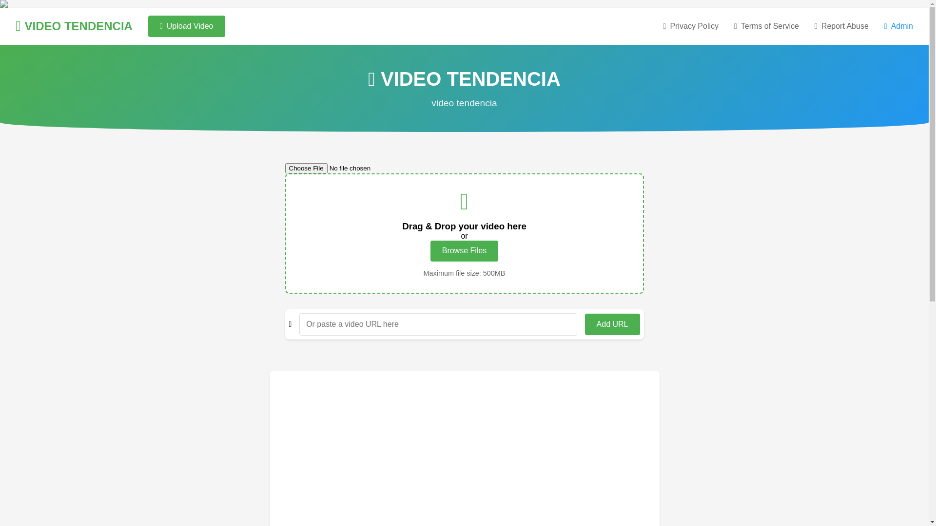 website screenshot of https://videotendencia.com/