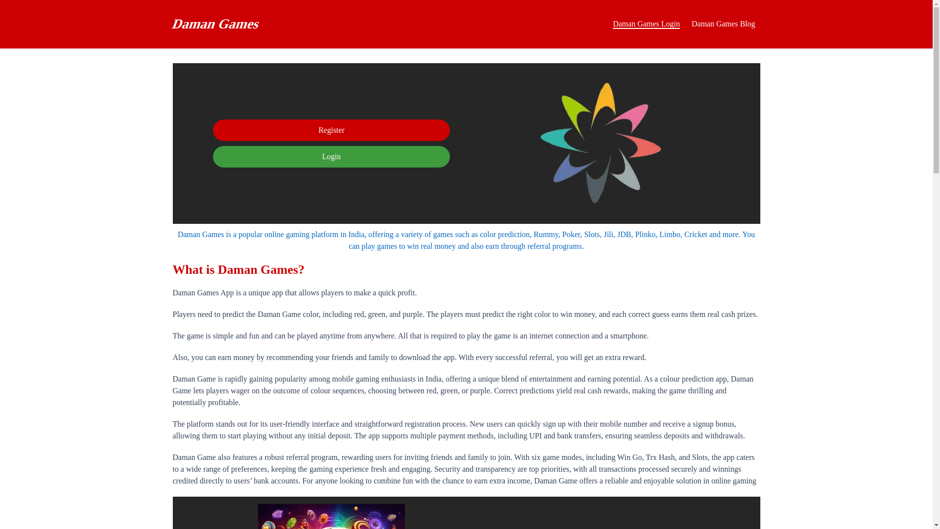 website screenshot of https://damangamesplay.in/