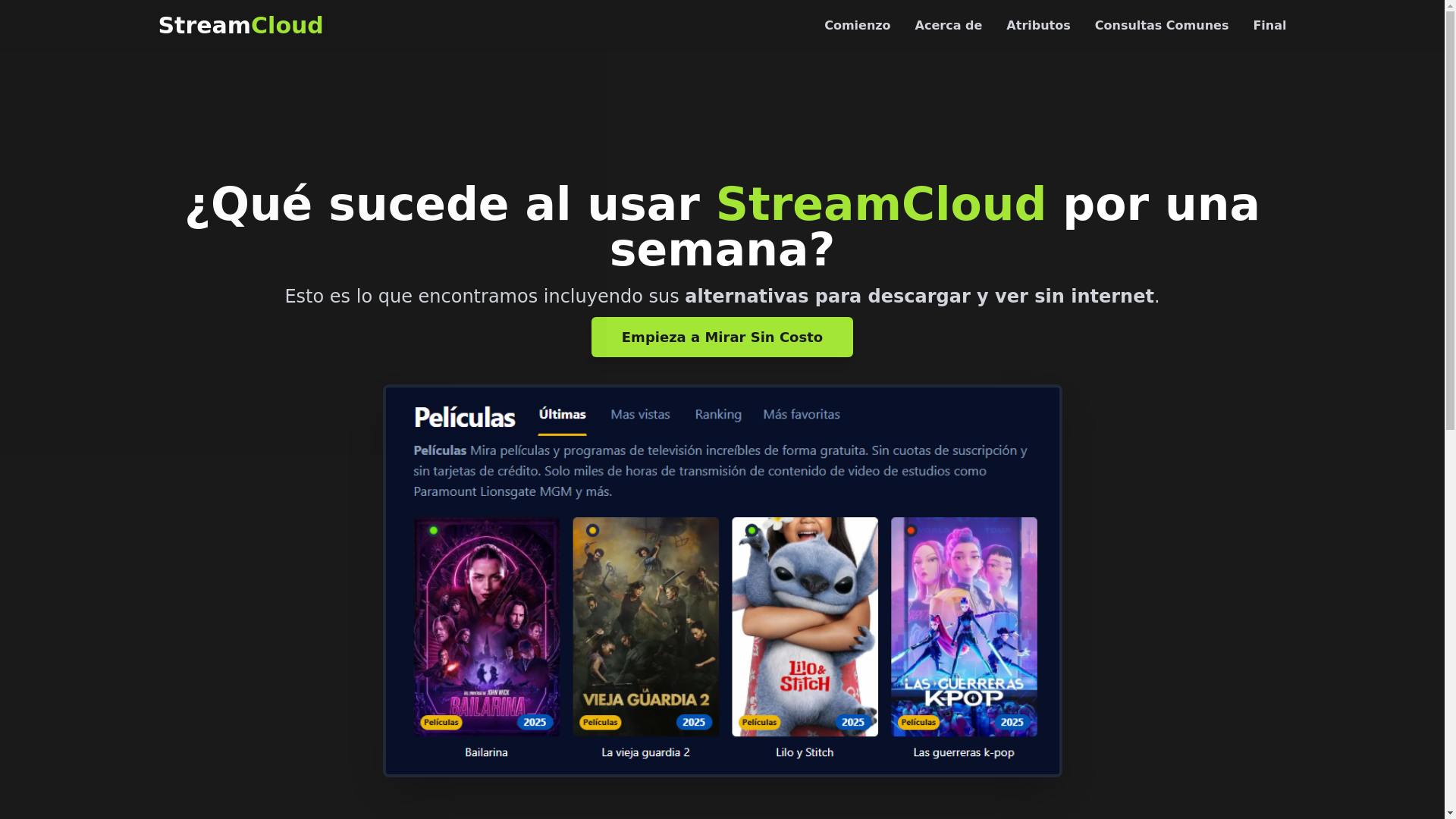 website screenshot of https://streamcloud-zj32.pages.dev/