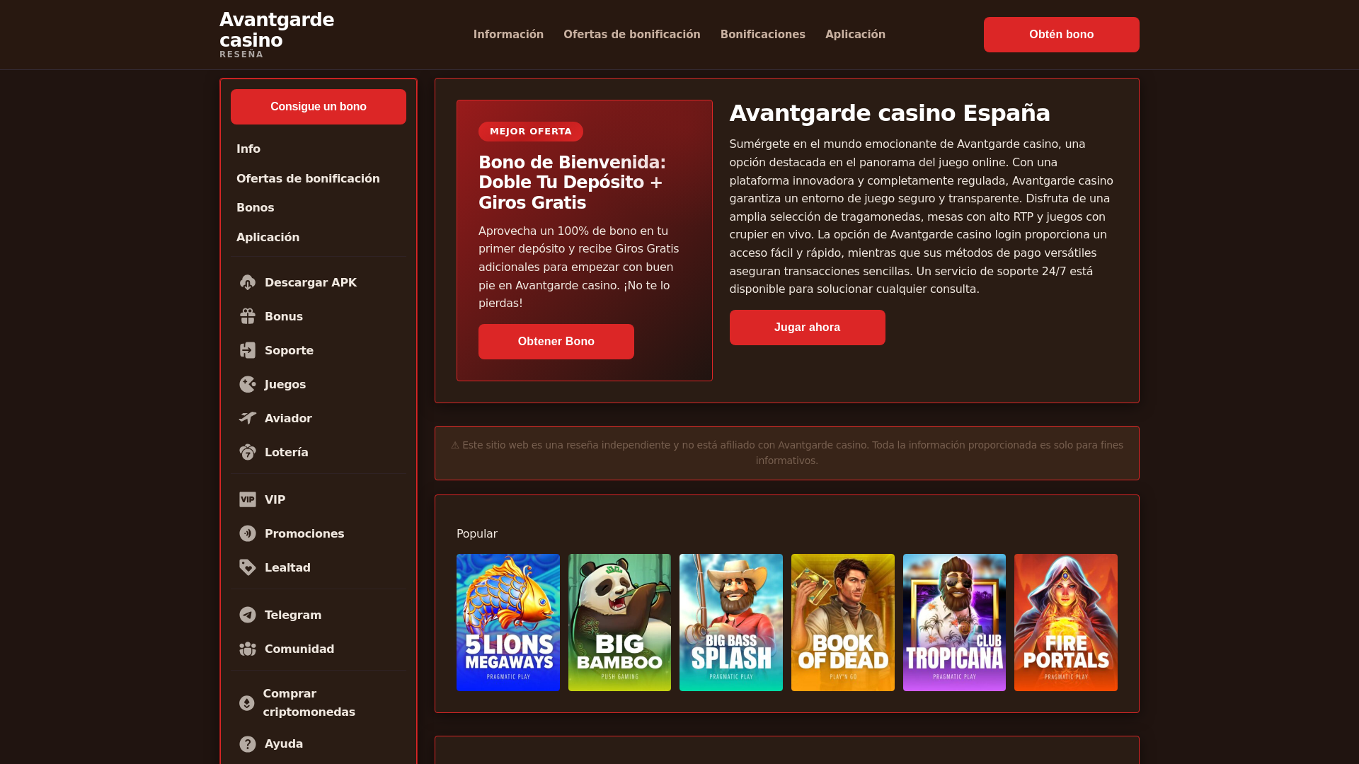website screenshot of https://avantgardecasinoespana-com.pages.dev/