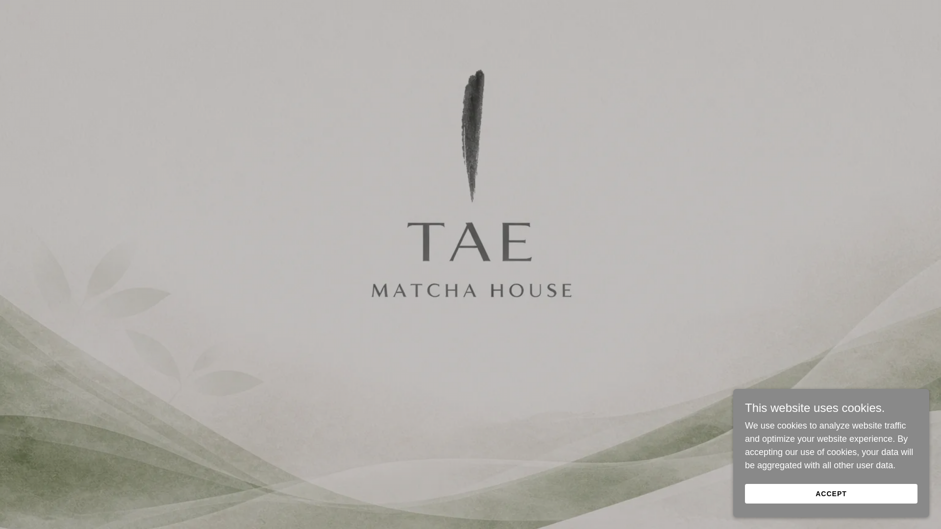 website screenshot of https://taematchahouse.com/
