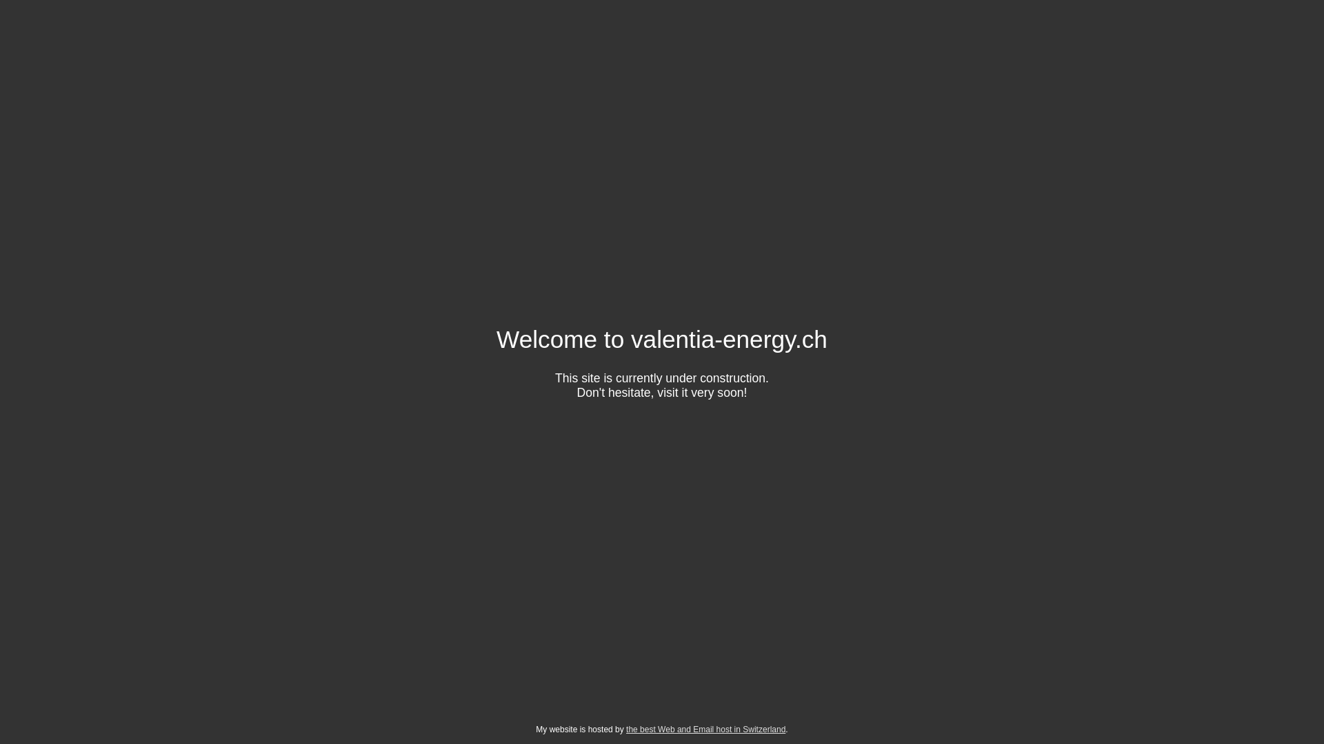 website screenshot of https://valentia-energy.ch/