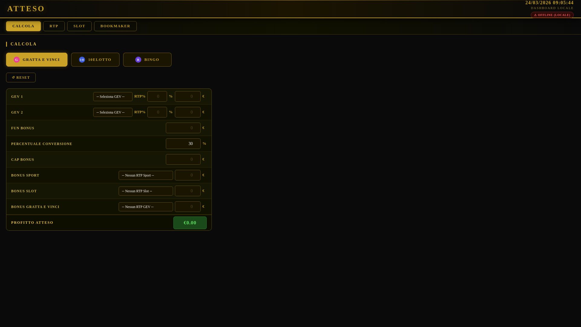 website screenshot of https://gianeo83calcolatore.pages.dev/