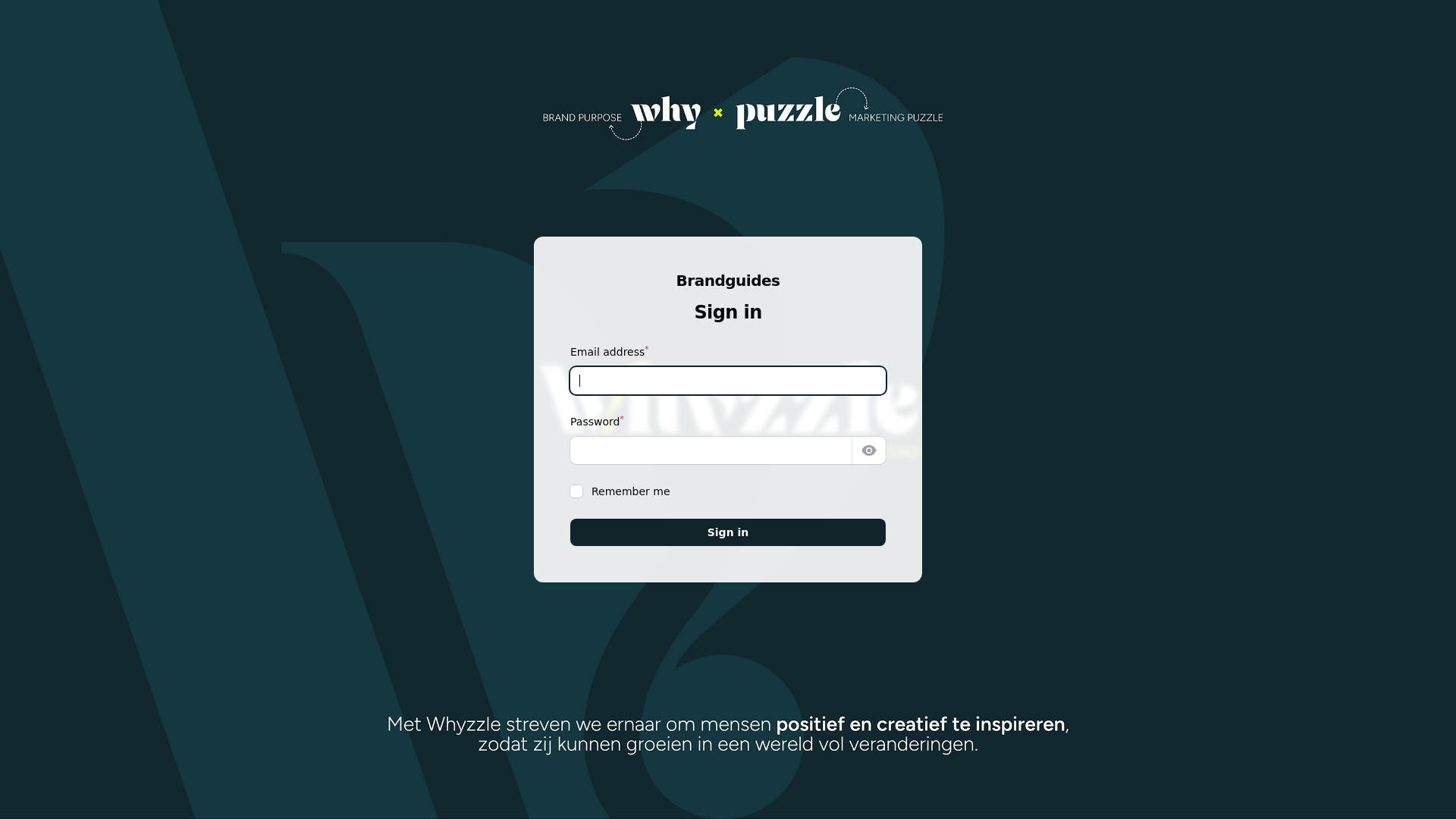 website screenshot of https://www.brandguides.be/