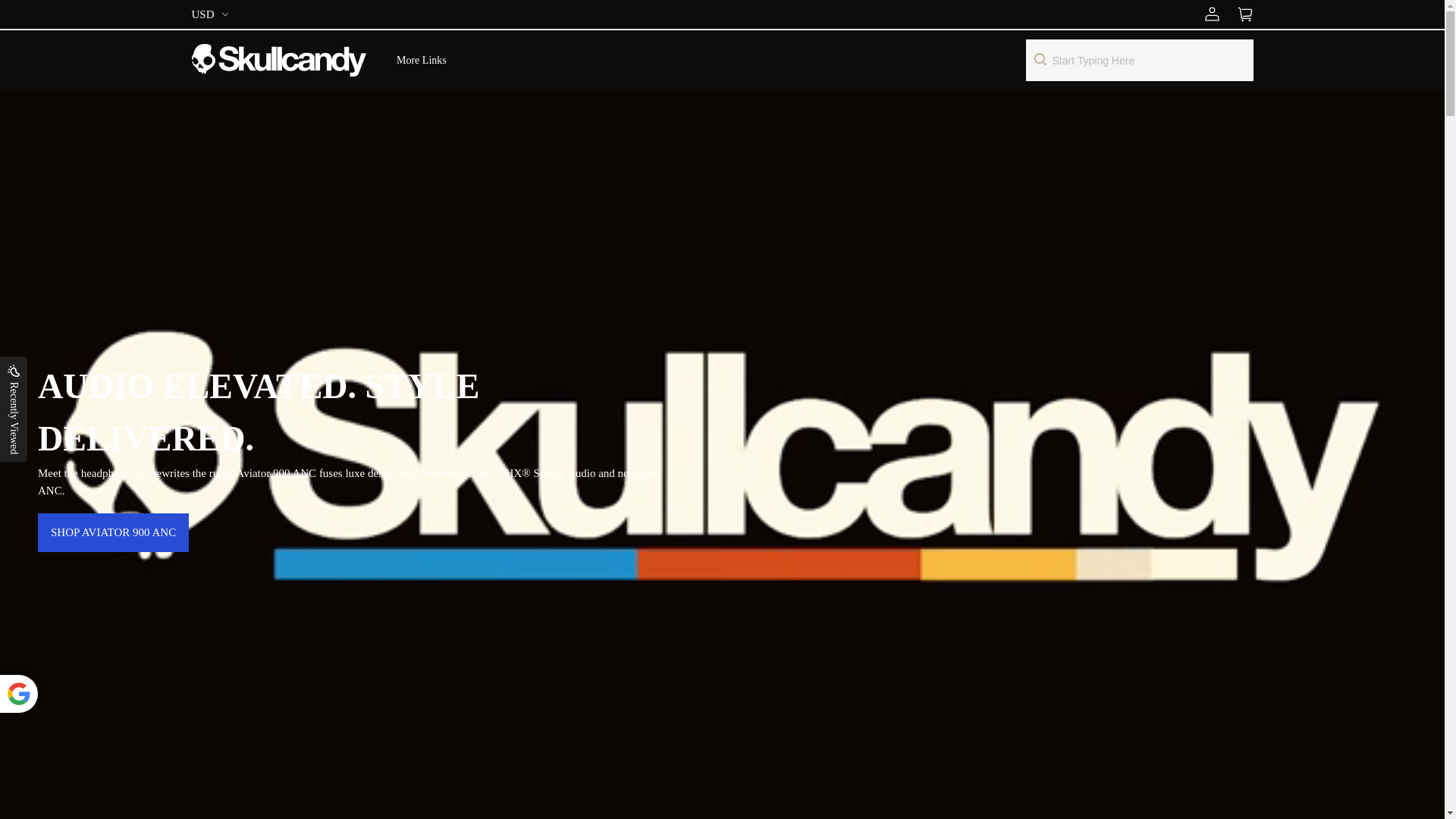 website screenshot of https://skullcandyshop.com/