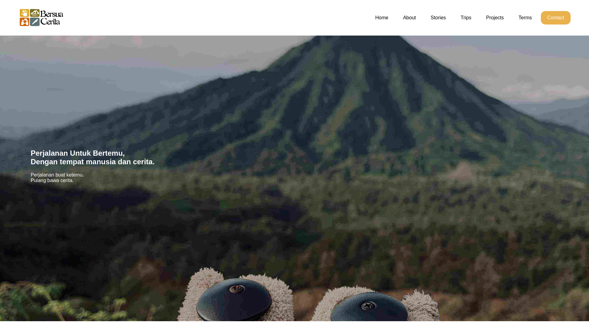 website screenshot of https://bersuacerita.pages.dev/