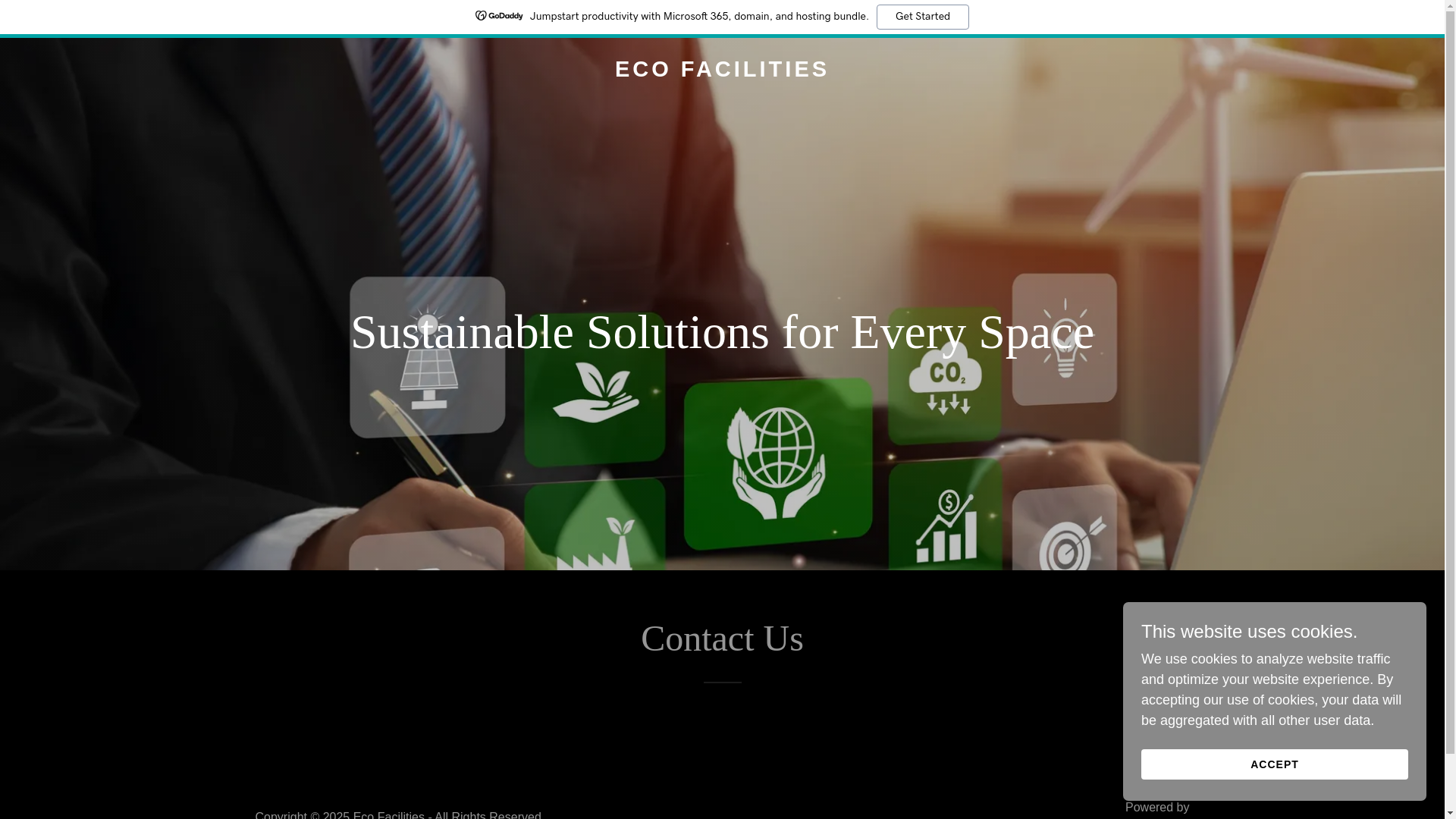 website screenshot of https://ecofecilities.com/