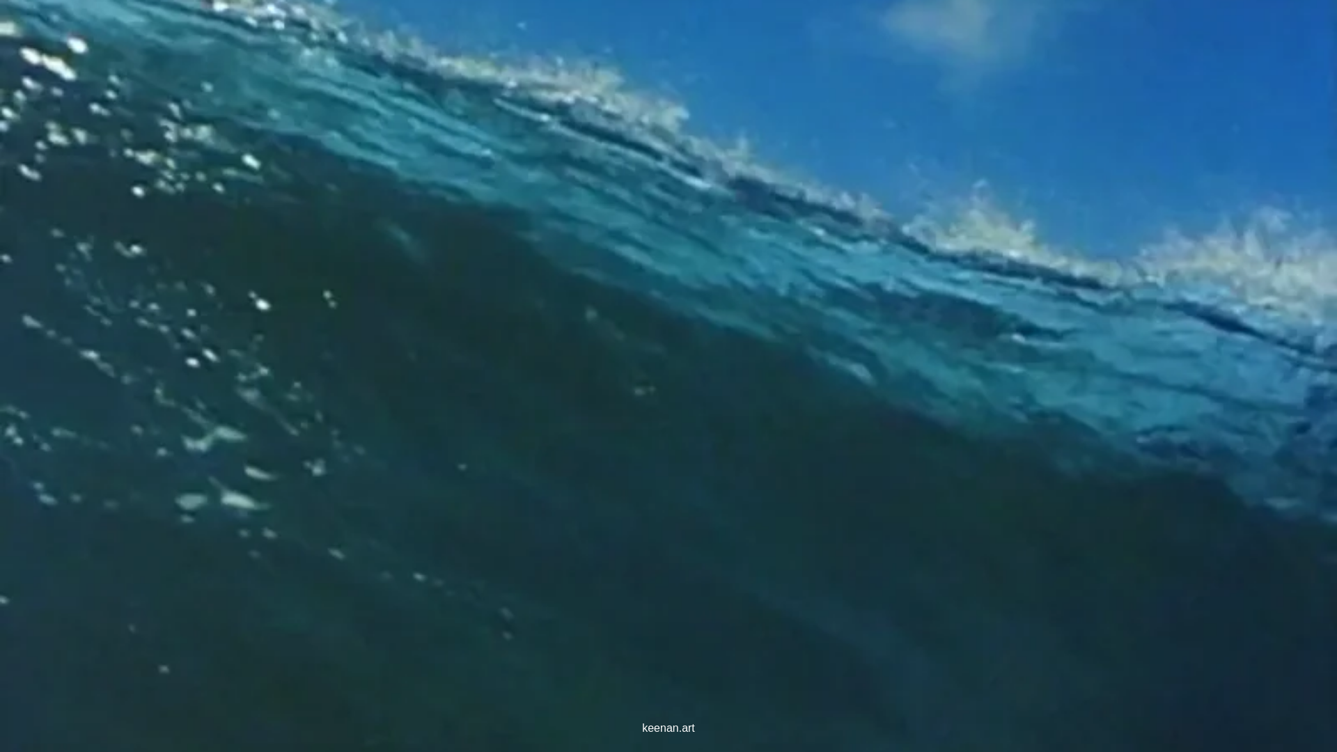 website screenshot of https://wave-keenan-art.pages.dev/