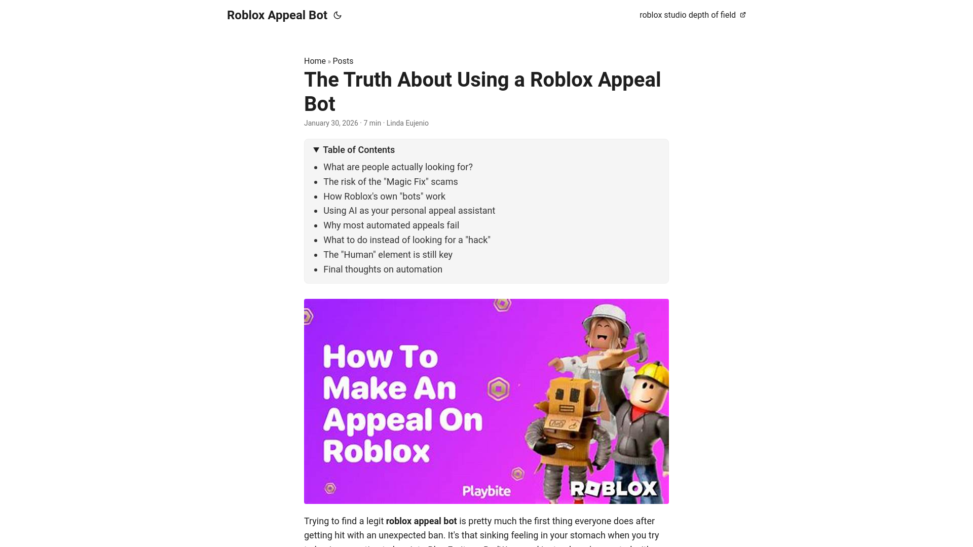 website screenshot of https://roblox-appeal-bot.pages.dev/