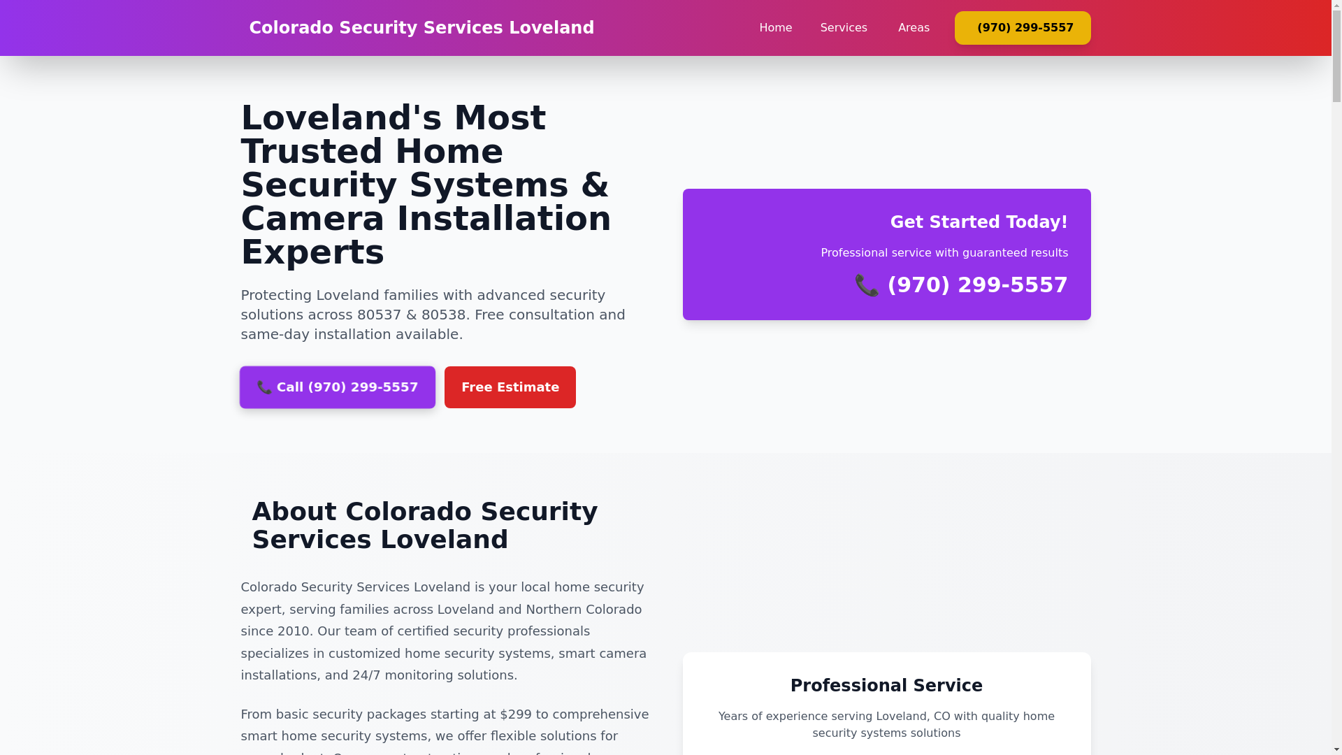 website screenshot of https://cosecurityservices.pages.dev/