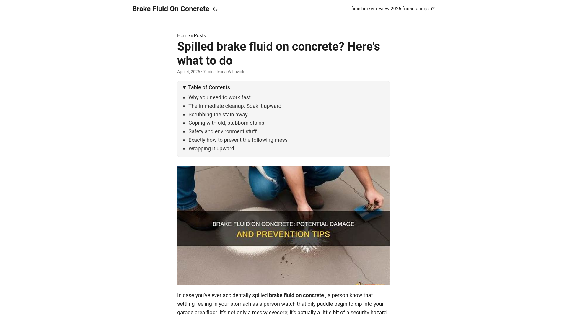website screenshot of https://brake-fluid-on-concrete.pages.dev/