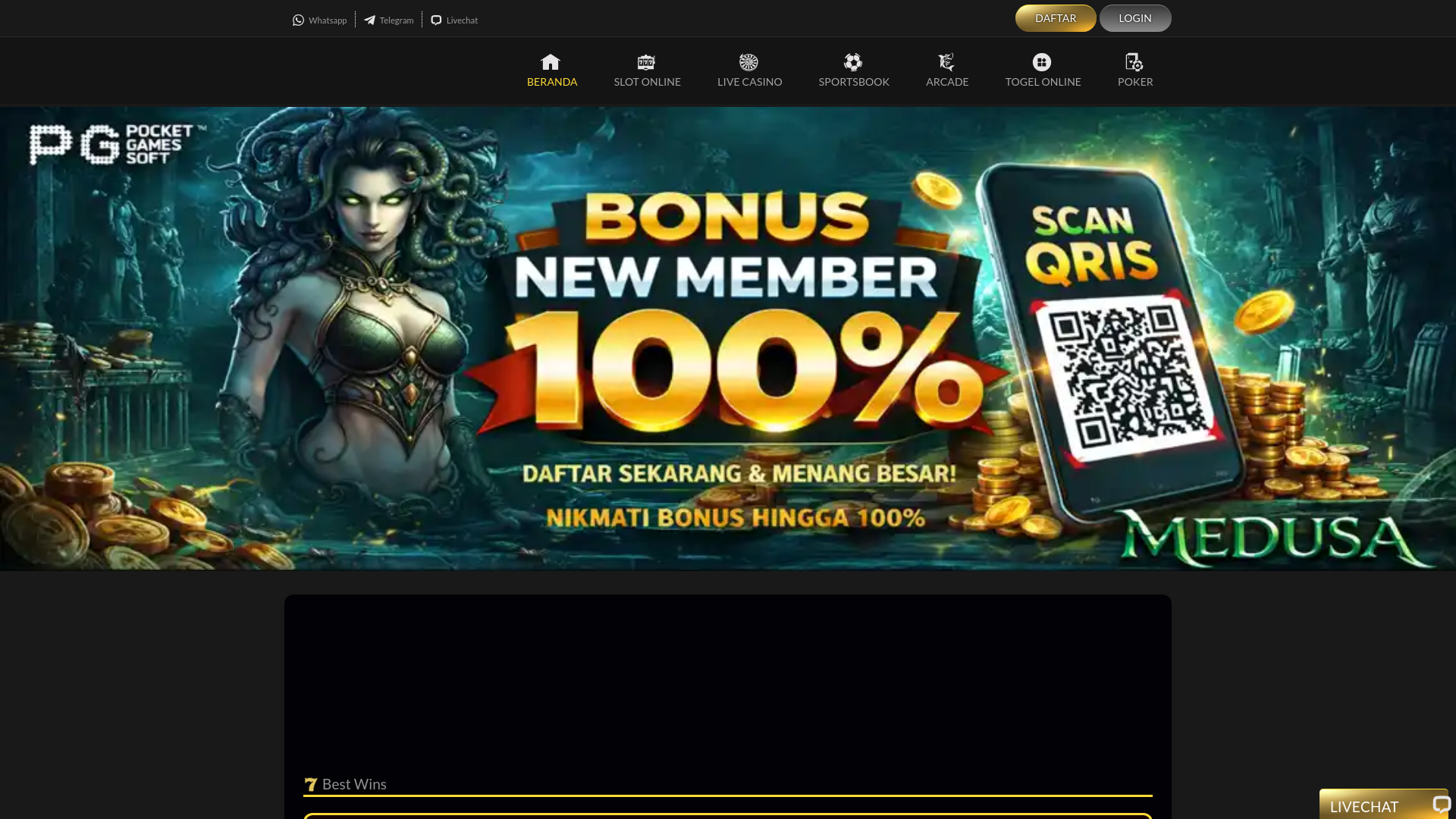 website screenshot of https://happybet777daftar.com/