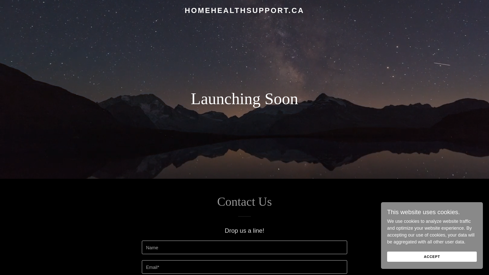 website screenshot of https://homehealthsupport.ca/