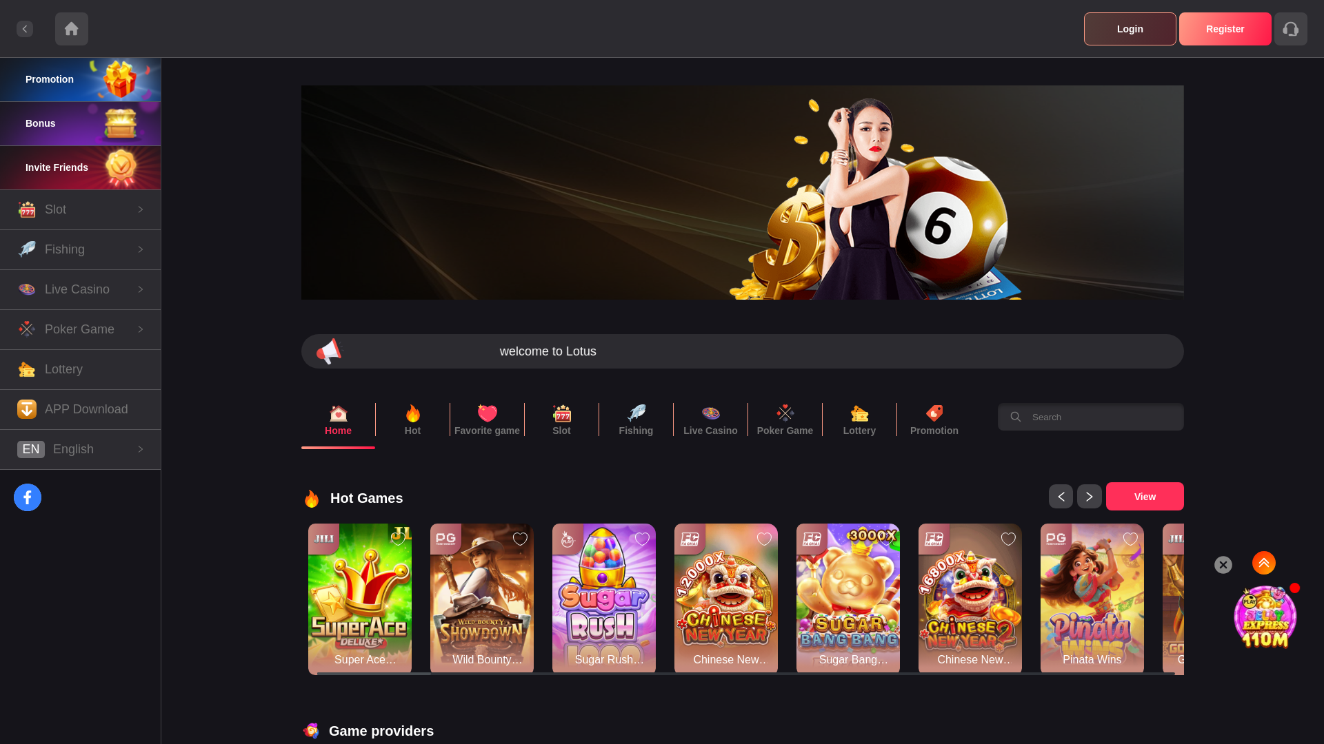 website screenshot of https://lotusplay88.org