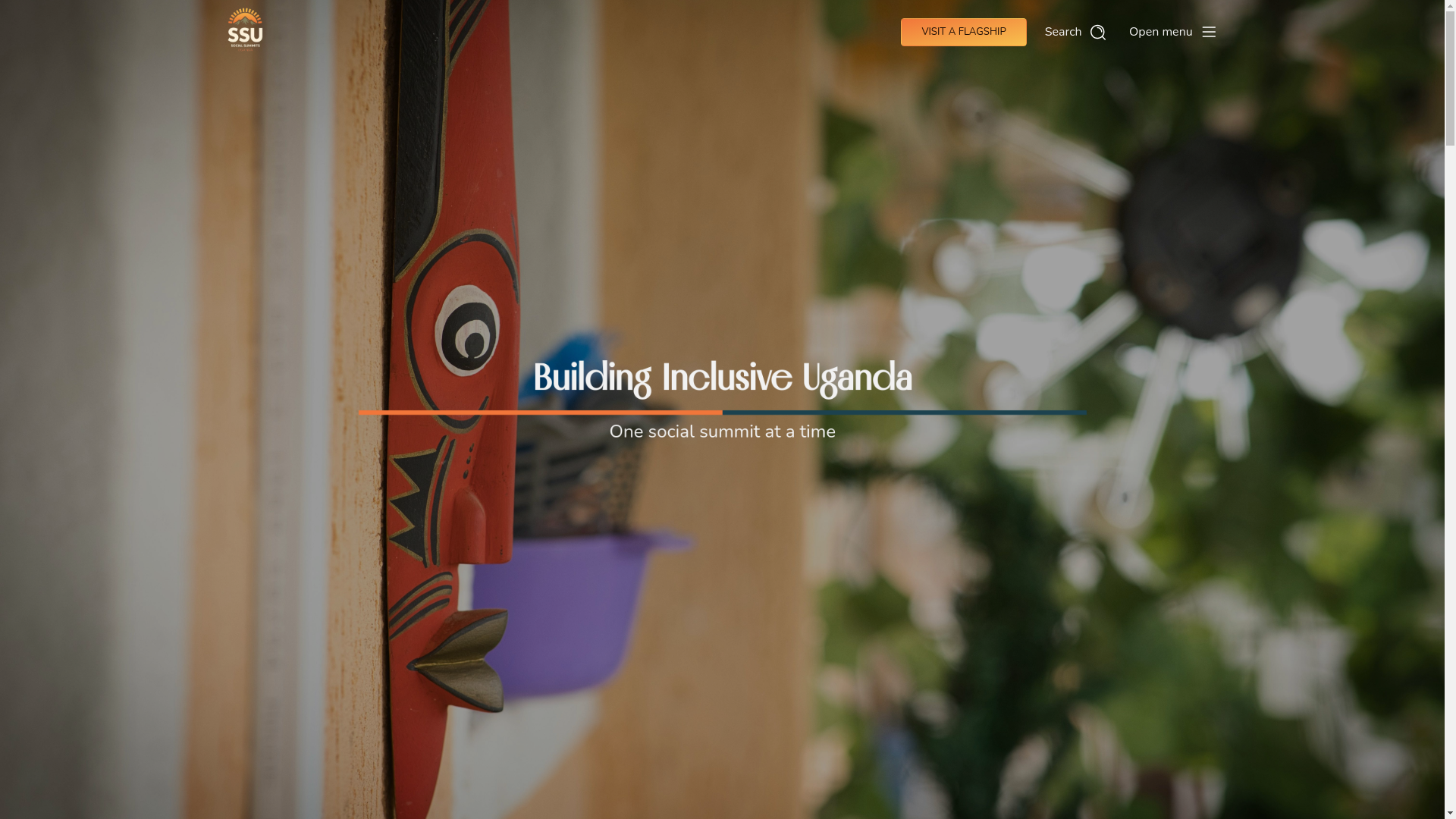 website screenshot of https://socialsummitsuganda.org/