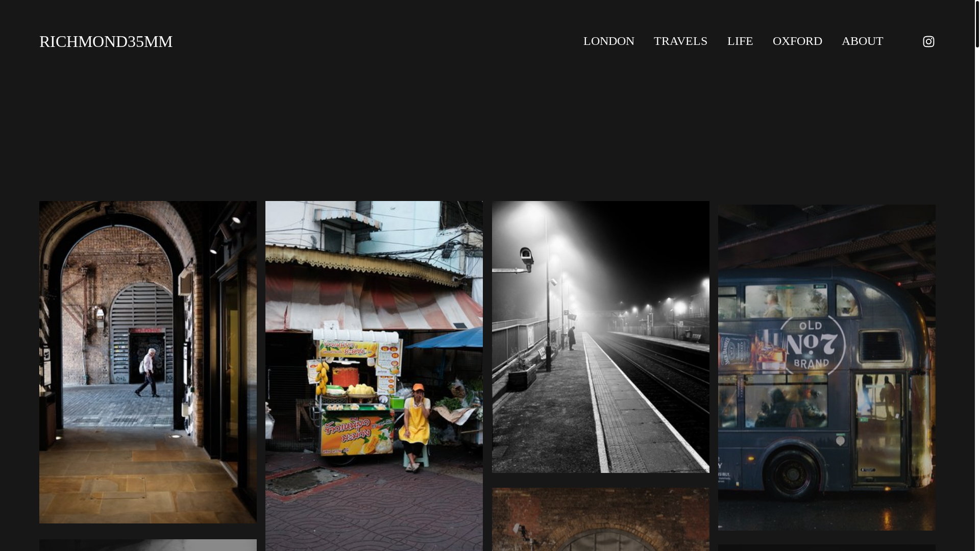 website screenshot of https://mattrichmondcreative.com/
