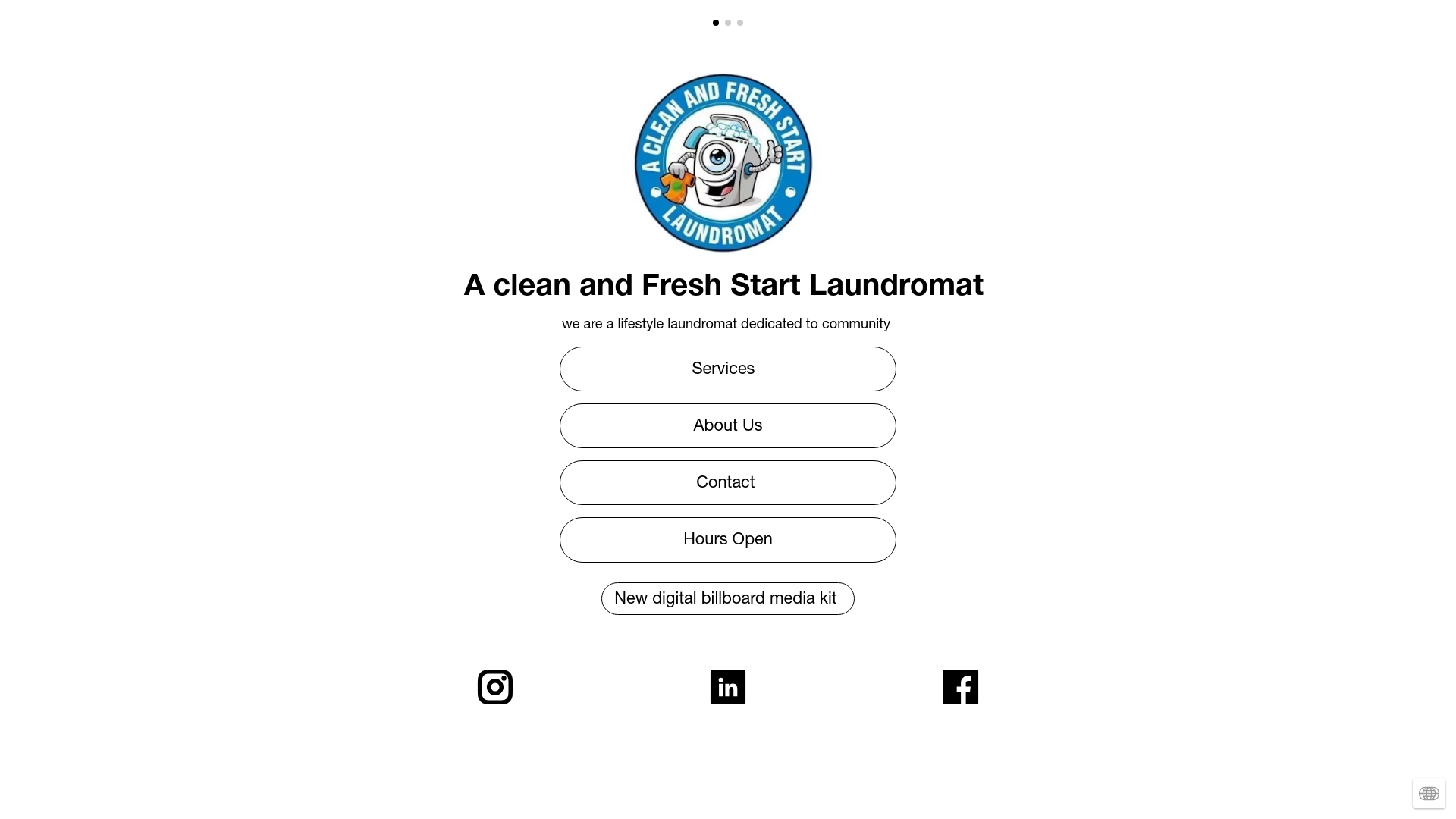 website screenshot of https://acleanandfreshstart.com/