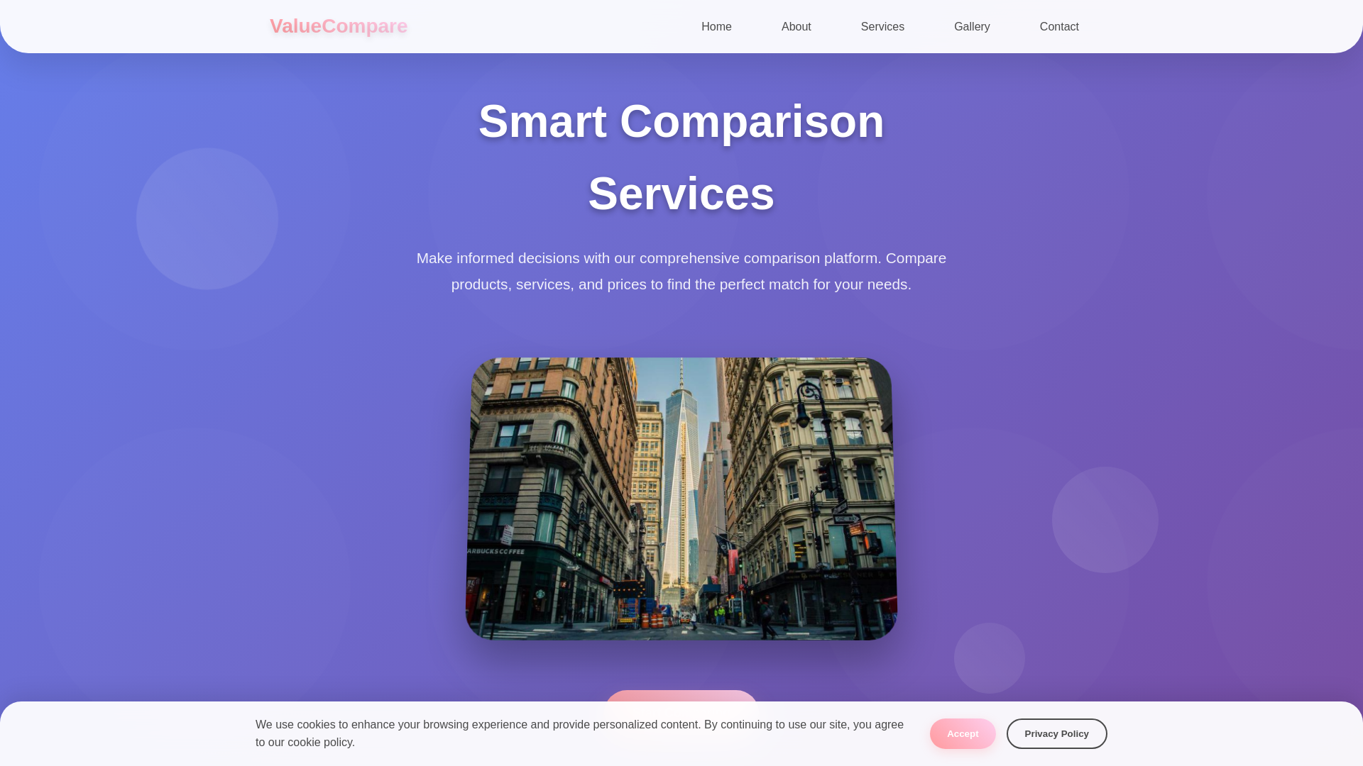 website screenshot of https://valuecompareonline.shop/