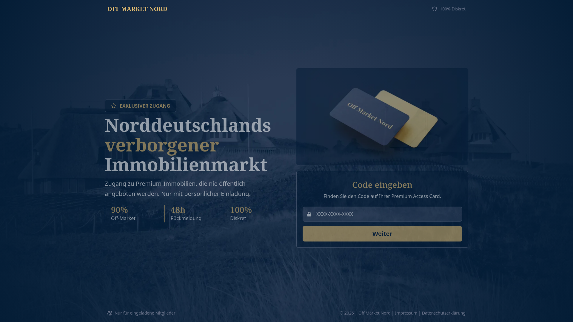 website screenshot of https://offmarket-nordwest.de/
