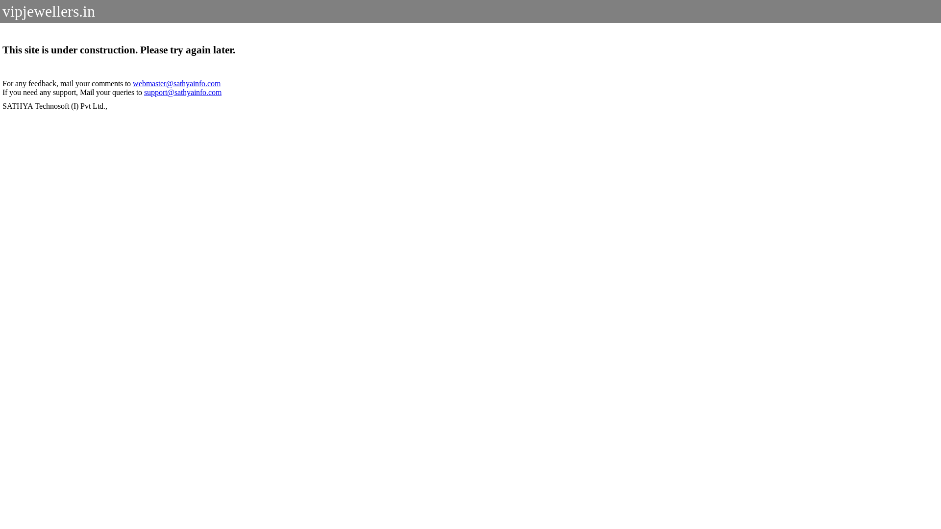 website screenshot of https://vipjewellers.in/