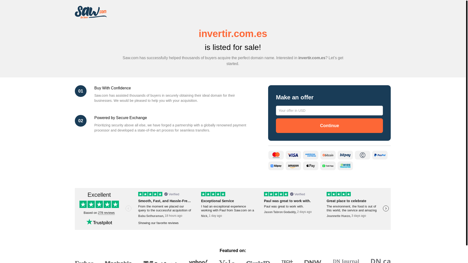 website screenshot of https://invertir.com.es/