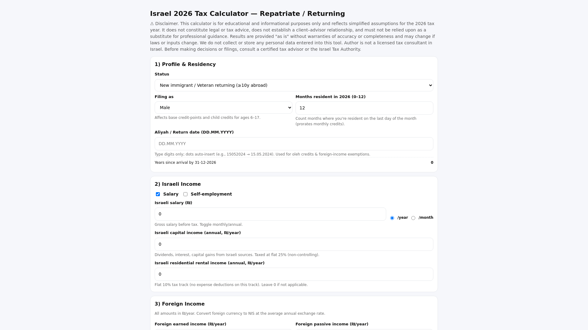 website screenshot of https://calcil.pages.dev/