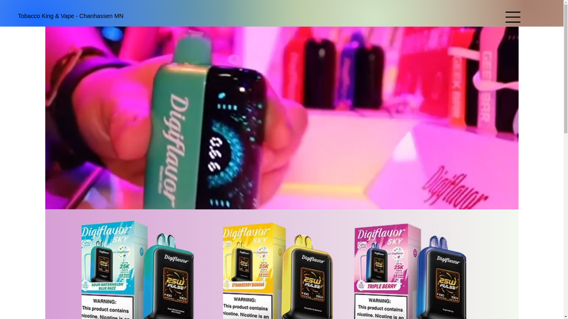 website screenshot of https://tobaccoking.store/