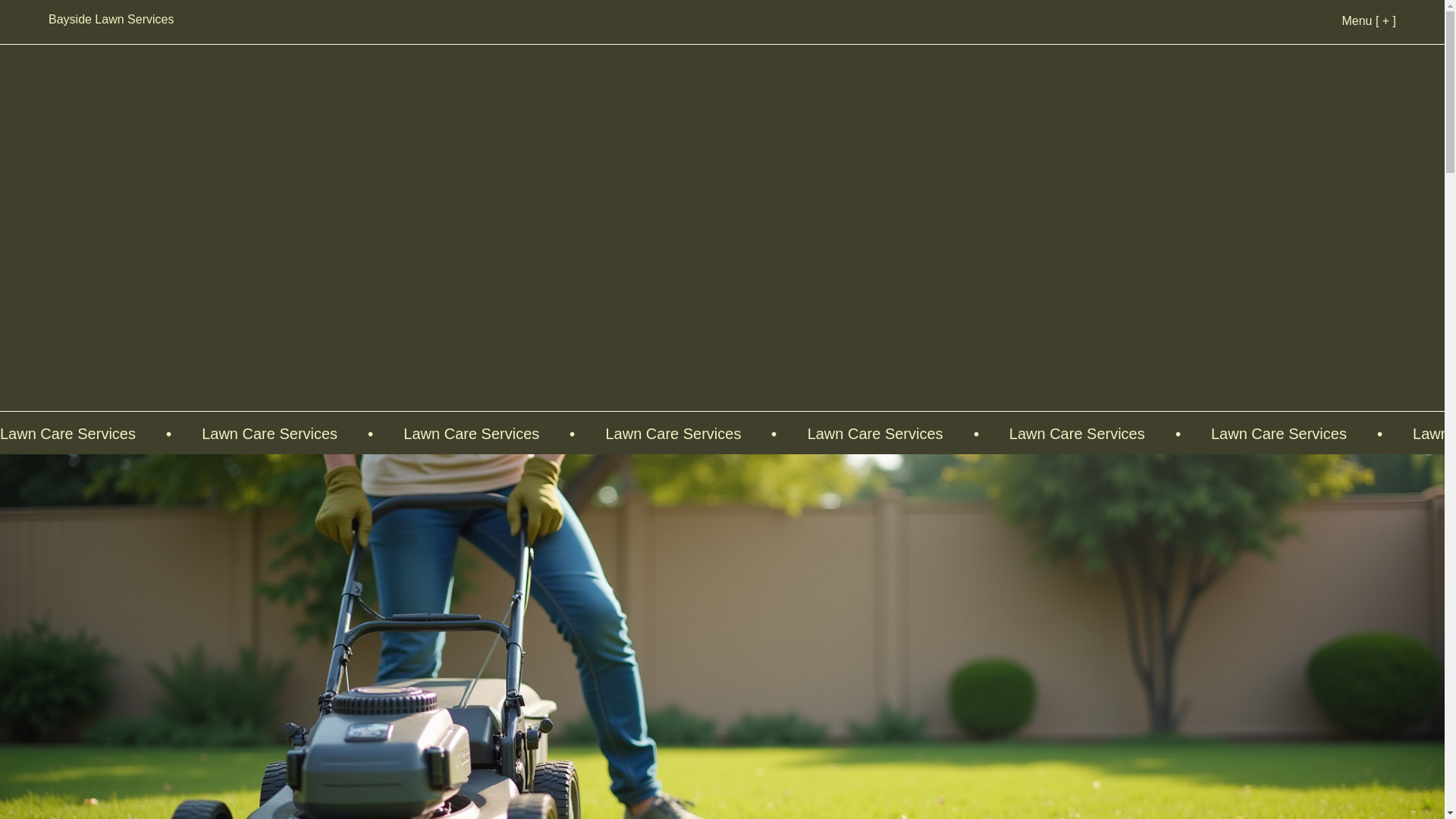 website screenshot of https://baysidelawn.net/